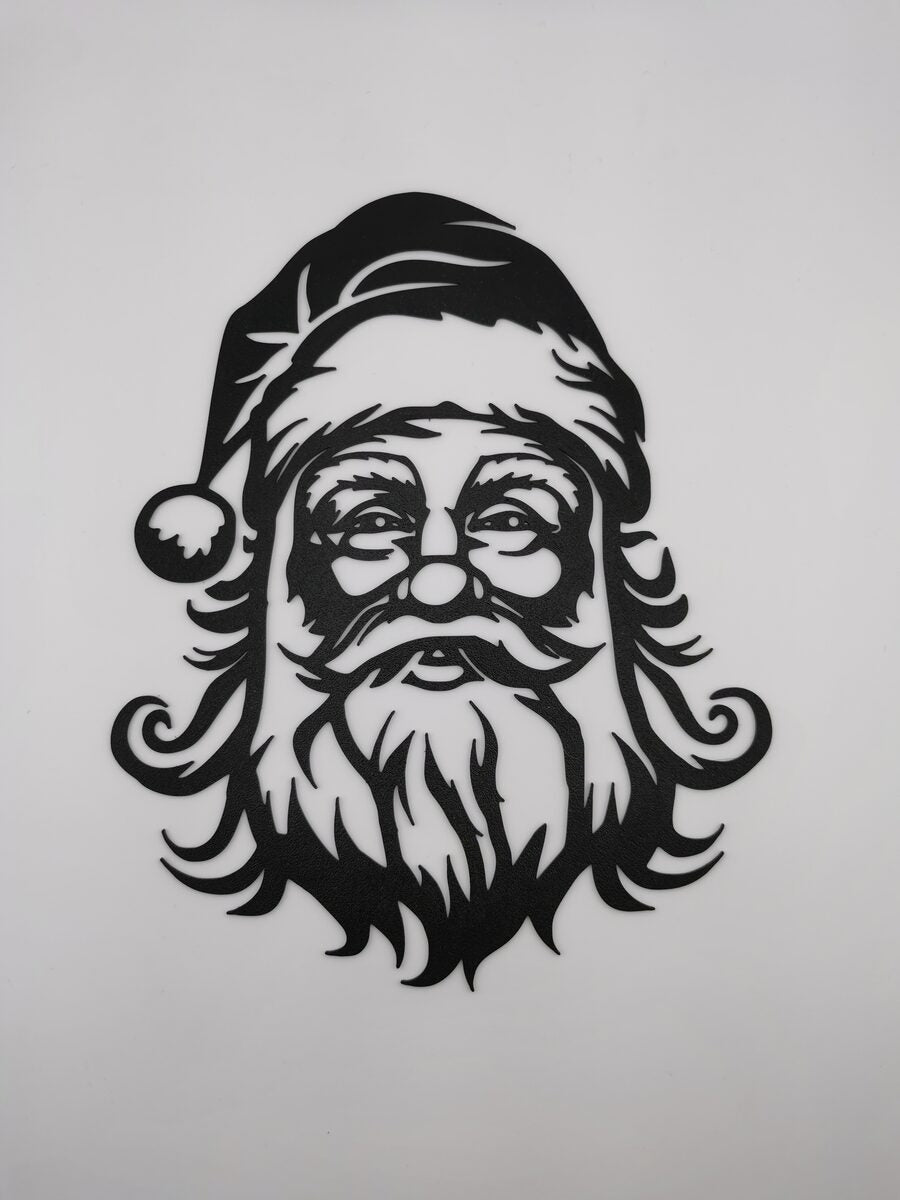2d Santa Claus Face Wall Art/window Art