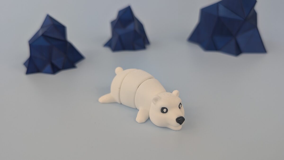 Polar Bear - Articulated Keychain Figure