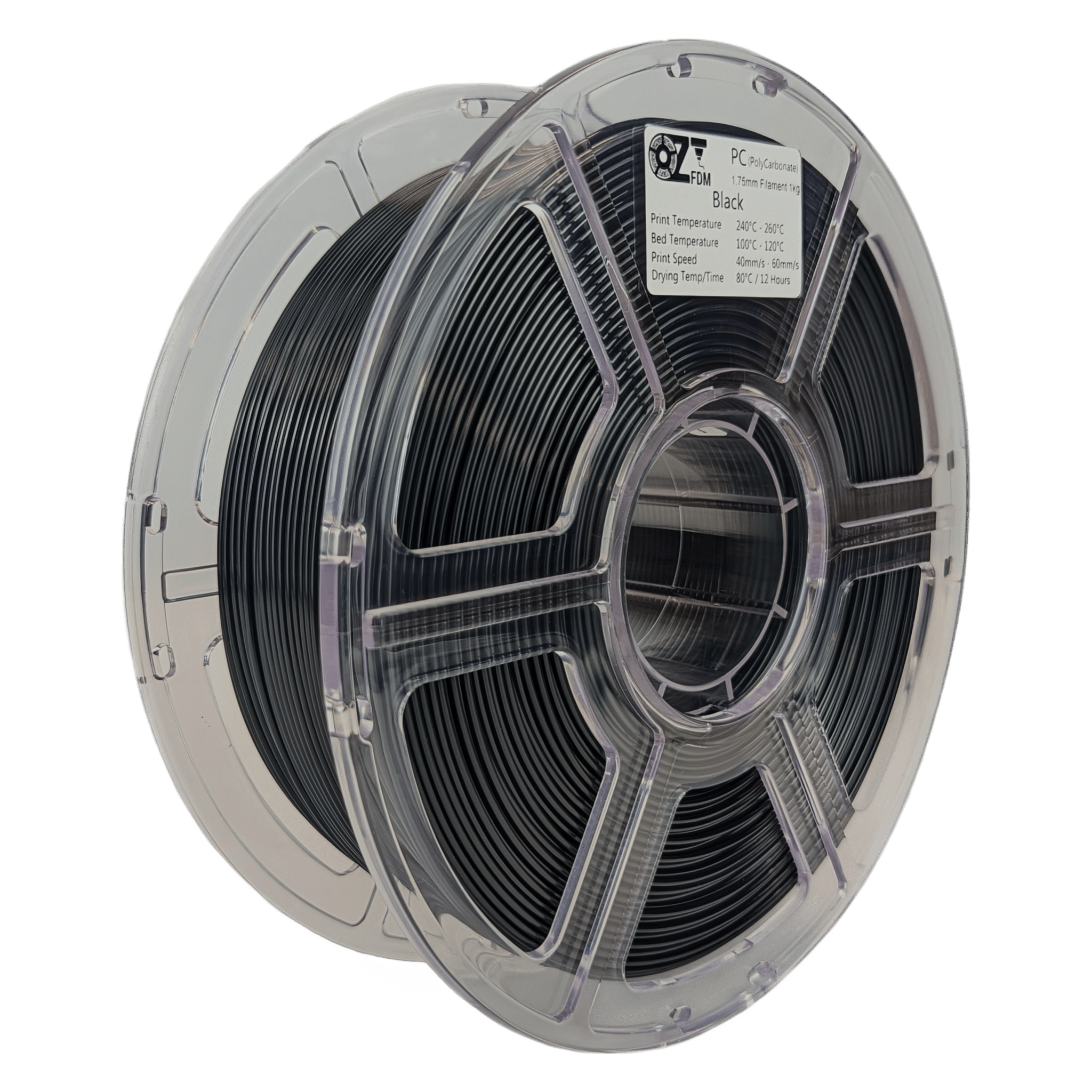 OzFDM PC (PolyCarbonate) 3D Printing Filament 1.75mm 1KG - OzFDM