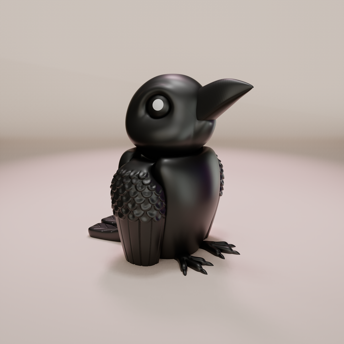 Raven - Articulated Keychain Figure