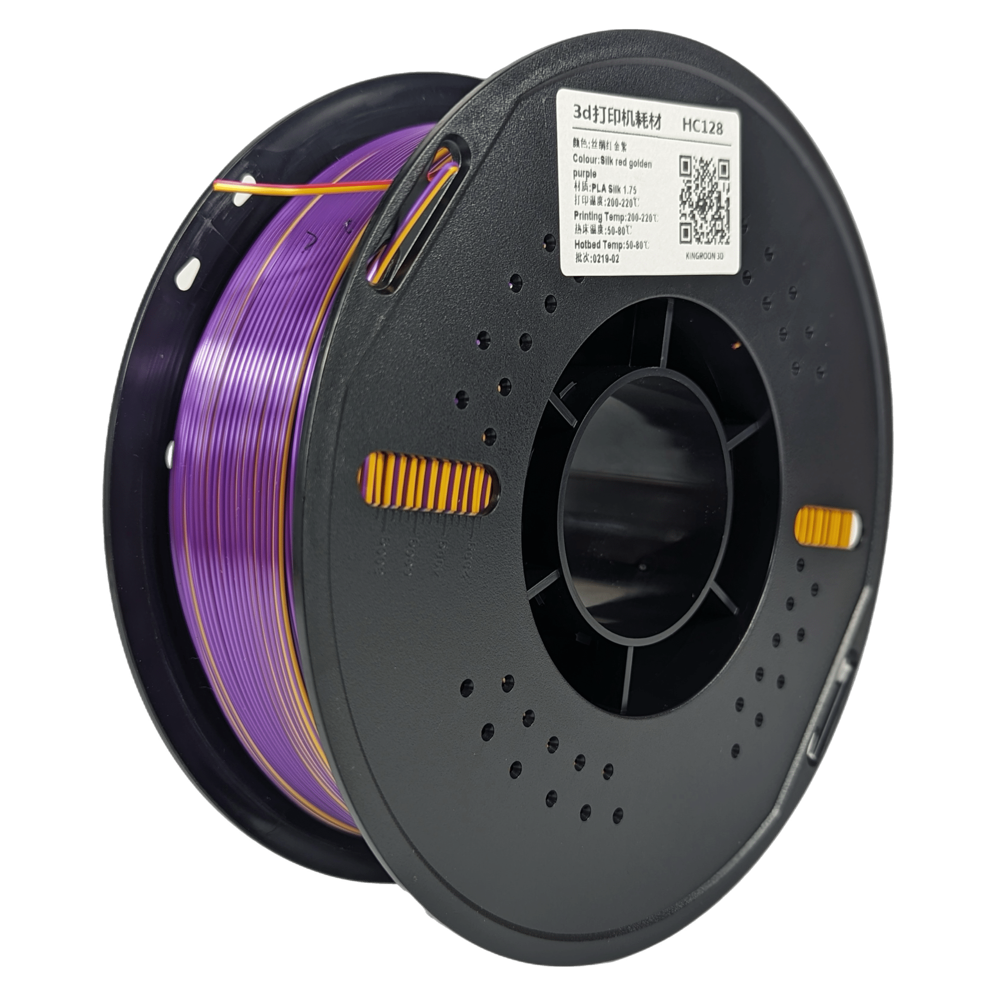 Kingroon Tri - Colour Silk PLA 3D Printing Filament 1.75mm 1KG - OzFDM