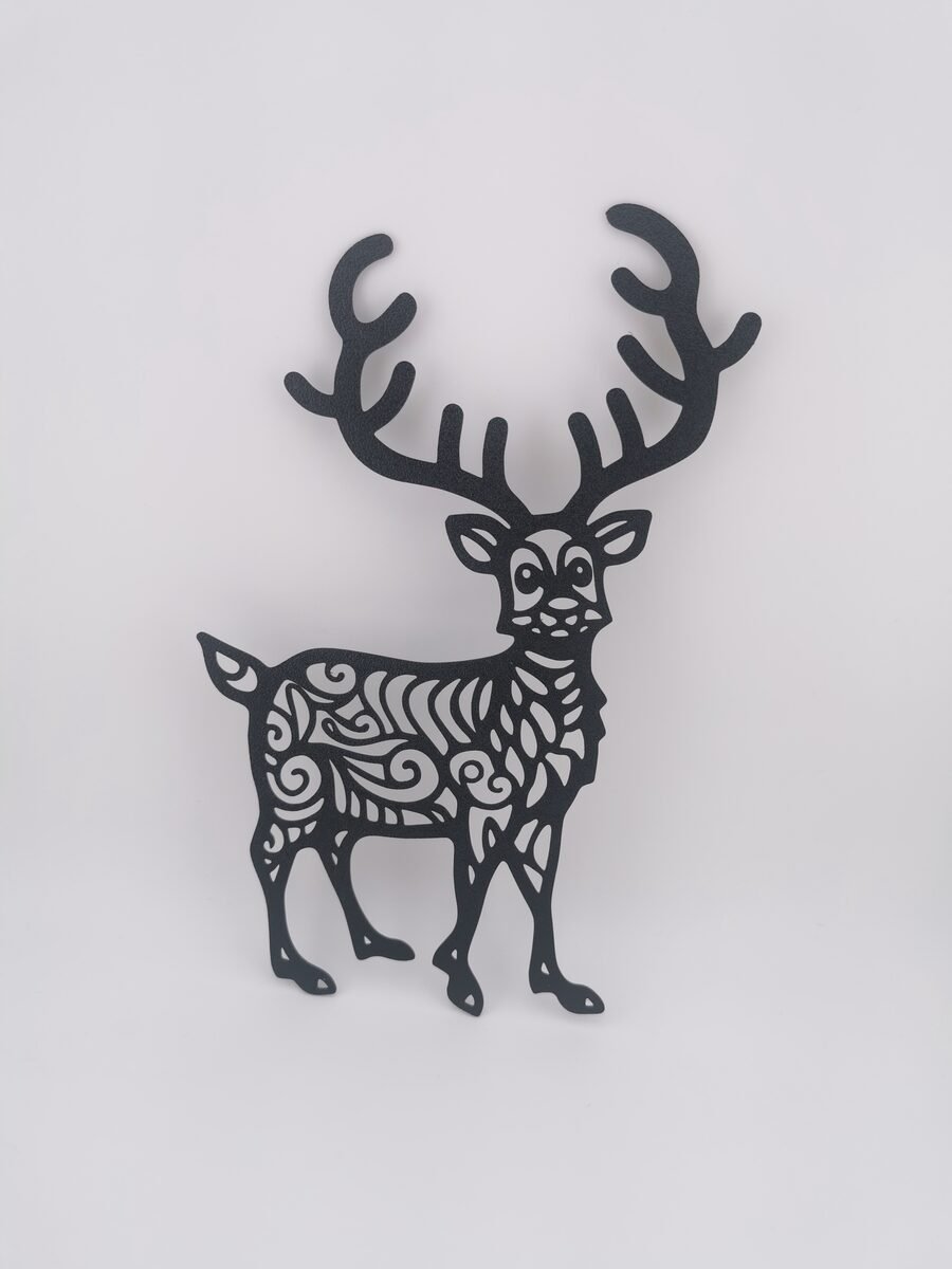 2d Reindeer Christmas Wall Art - OzFDM