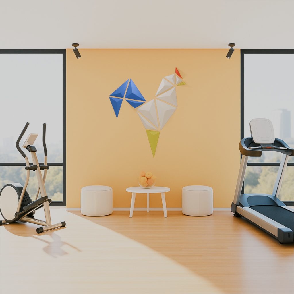 Minimalist Rooster Wall Art