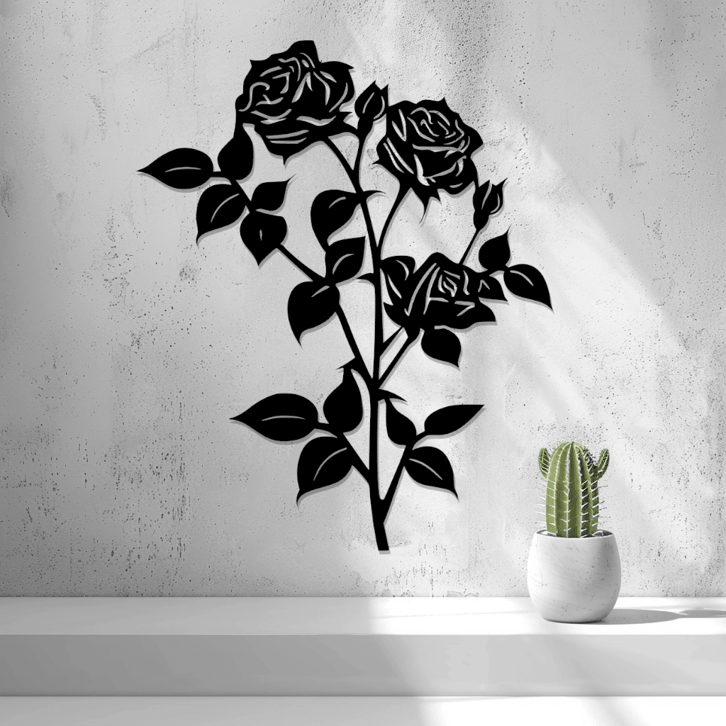 2d Roses Wall Art - OzFDM