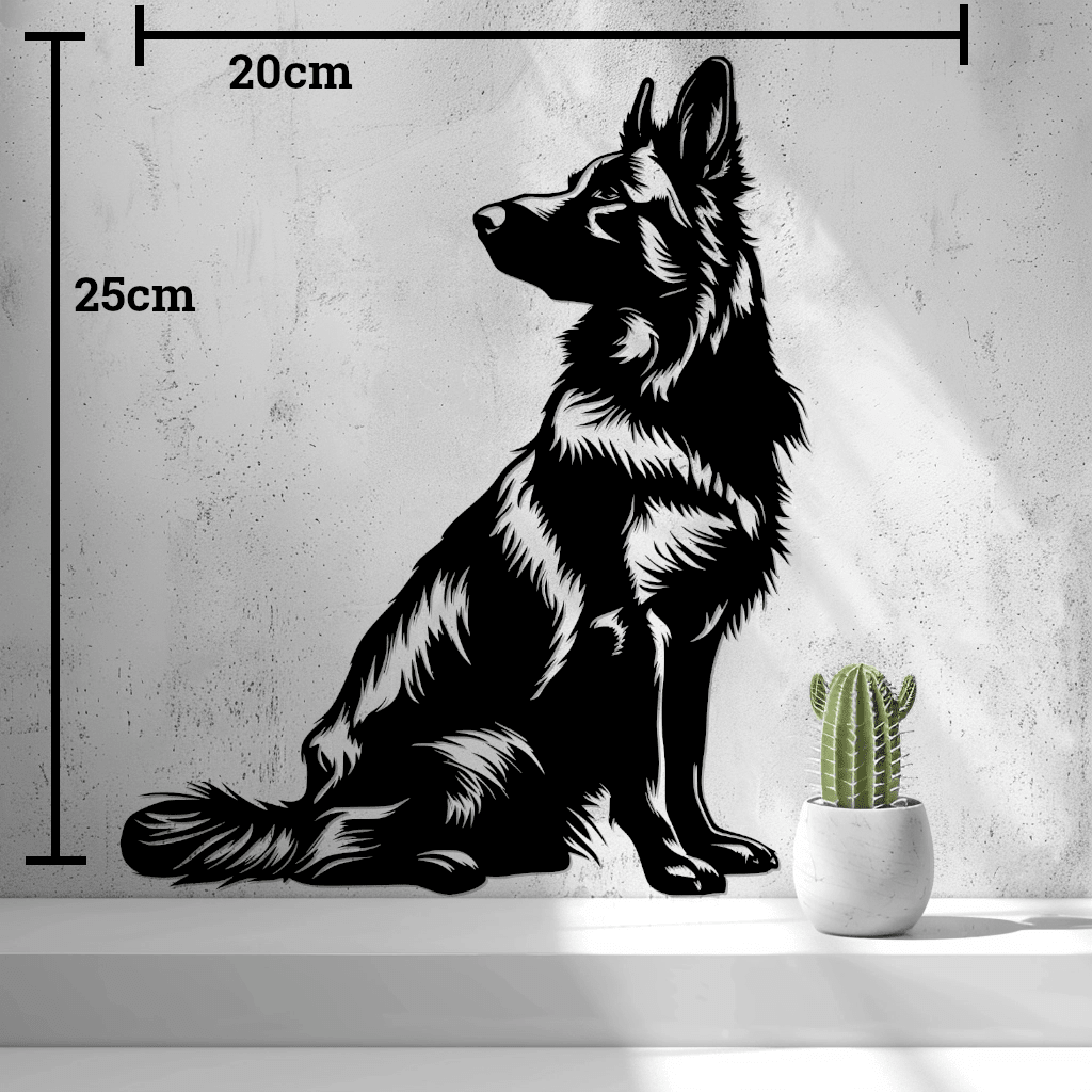 2d German Shepherd (Sheepdog) Wall Art - OzFDM