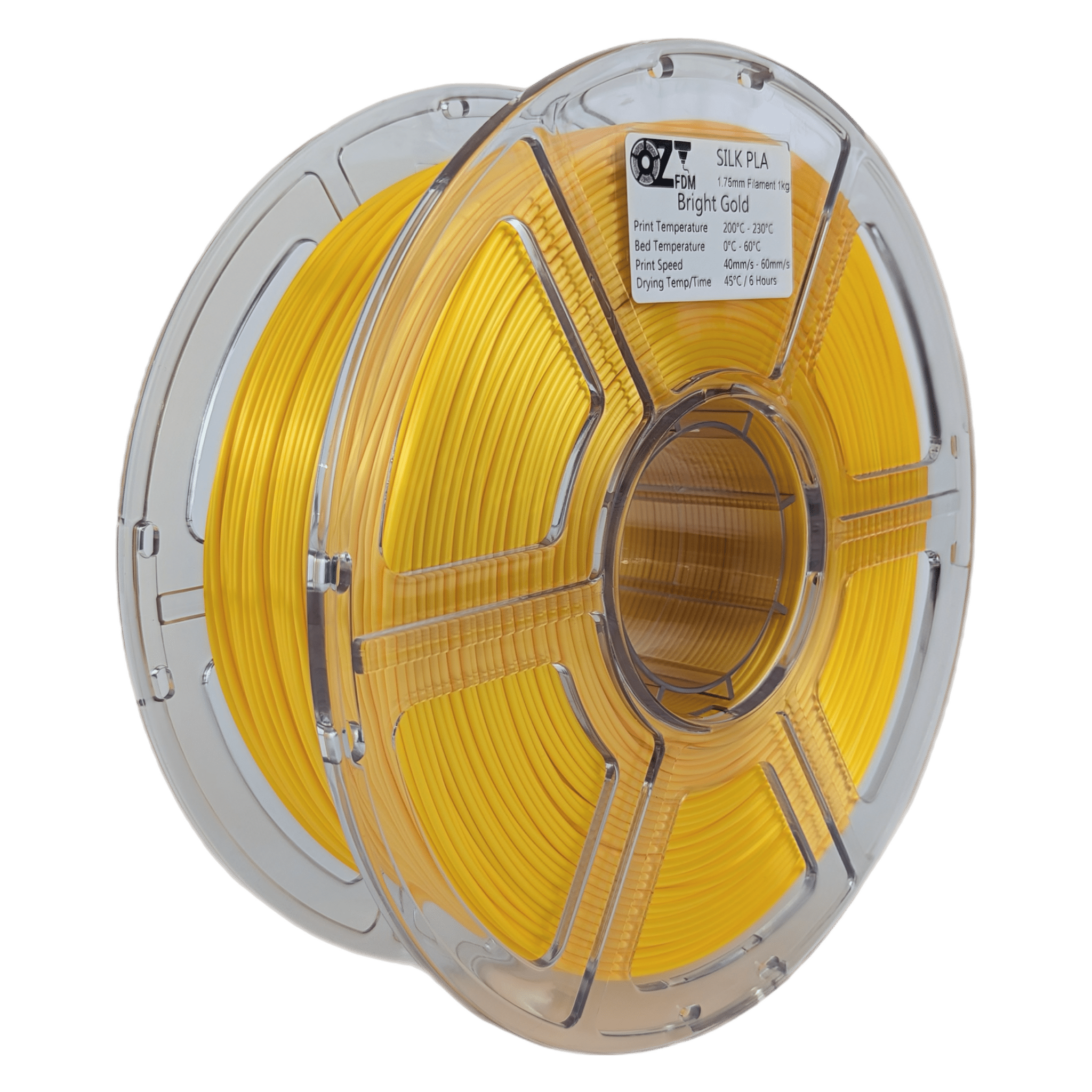 OzFDM Silk PLA 3D Printing Filament 1.75mm 1KG - OzFDM