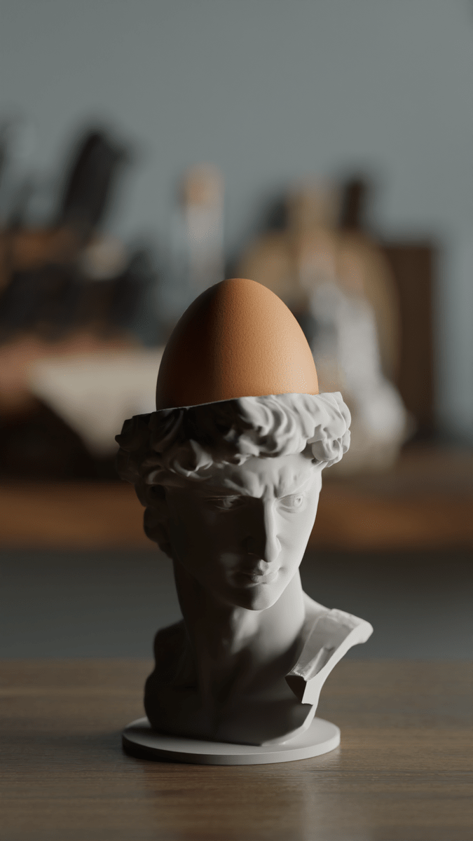 David Bust Egg Cup - OzFDM