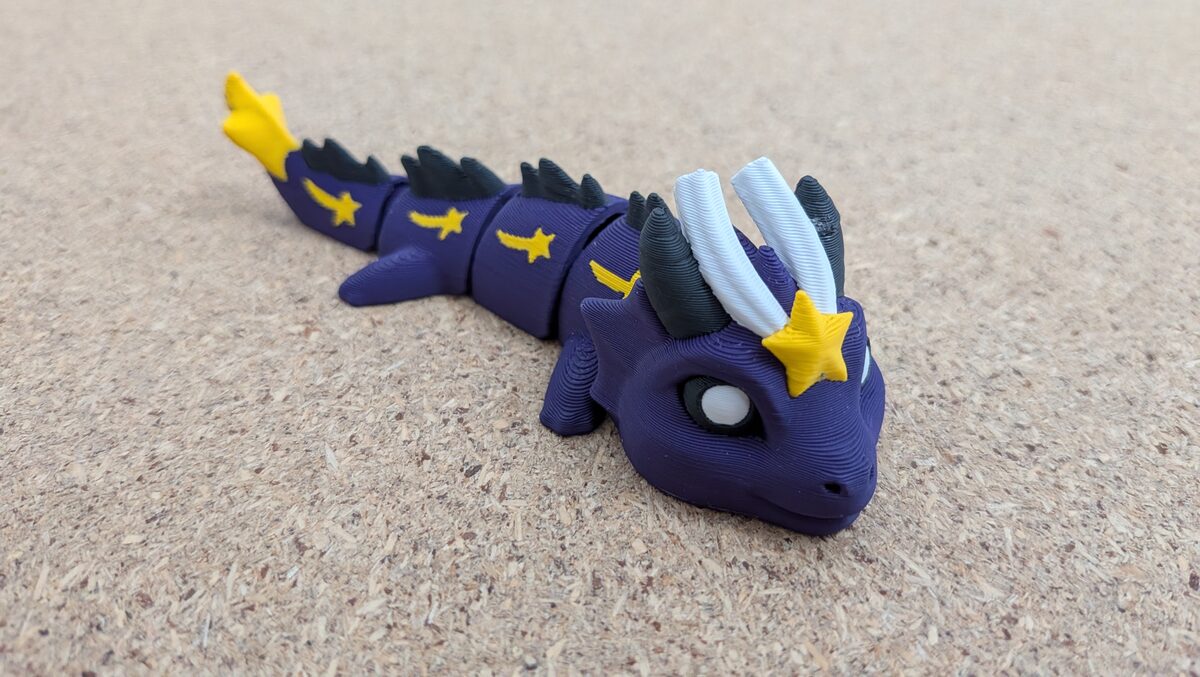 Starlight Dragon - Articulated Figure Keychain