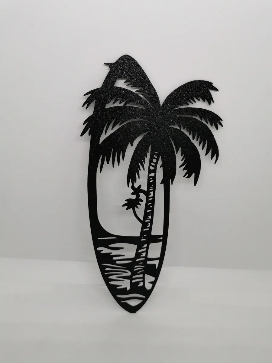 2d Surfboard Beach Design Wall Art - OzFDM