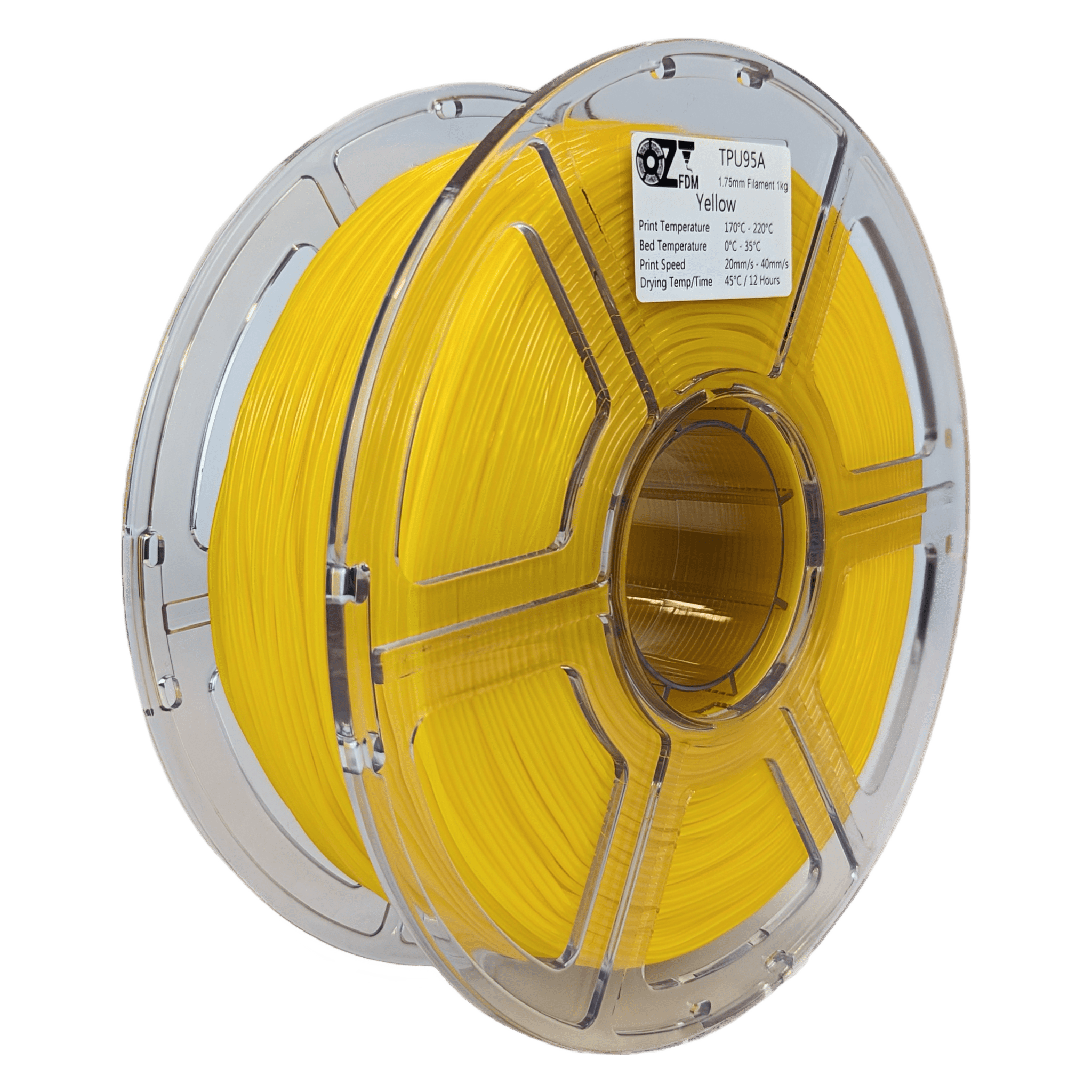 OzFDM TPU95A 3D Printing Filament 1.75mm 1KG - OzFDM