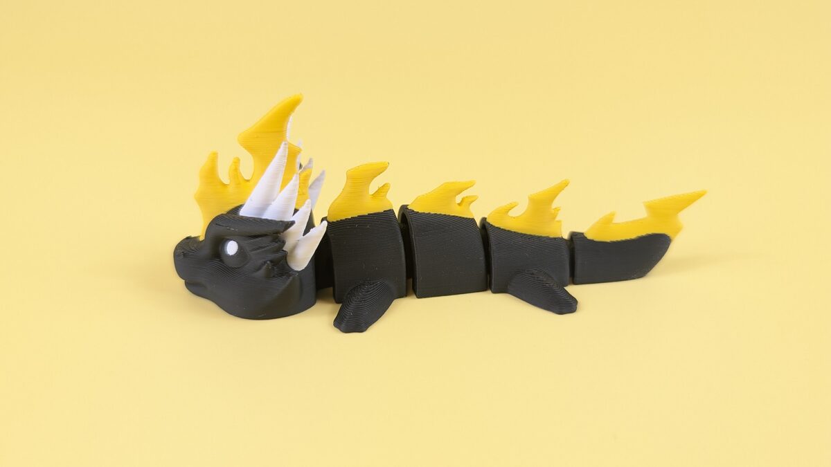 Tunder Dragon - Articulated Figure Keychain