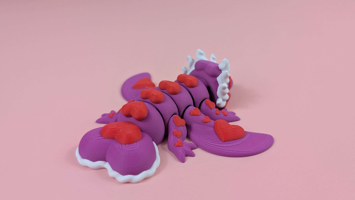 Valentine Dragon - Articulated Figure