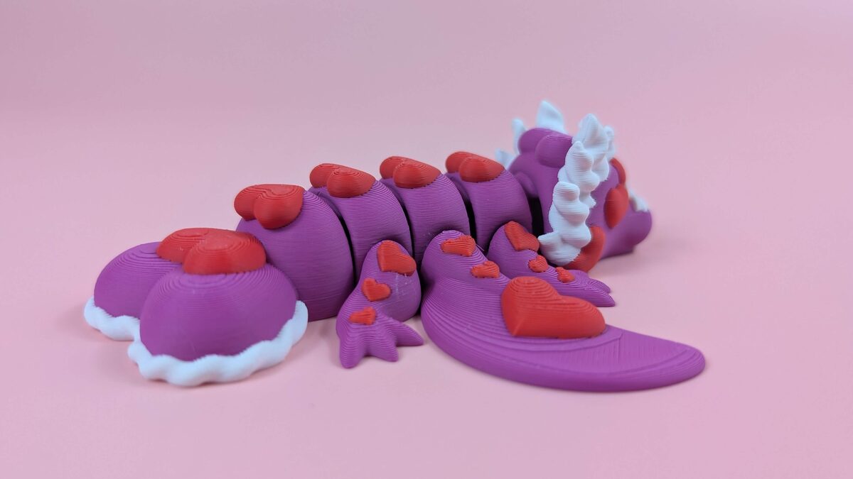 Valentine Dragon - Articulated Figure