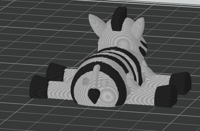 Zebra - Articulated Keychain Figure
