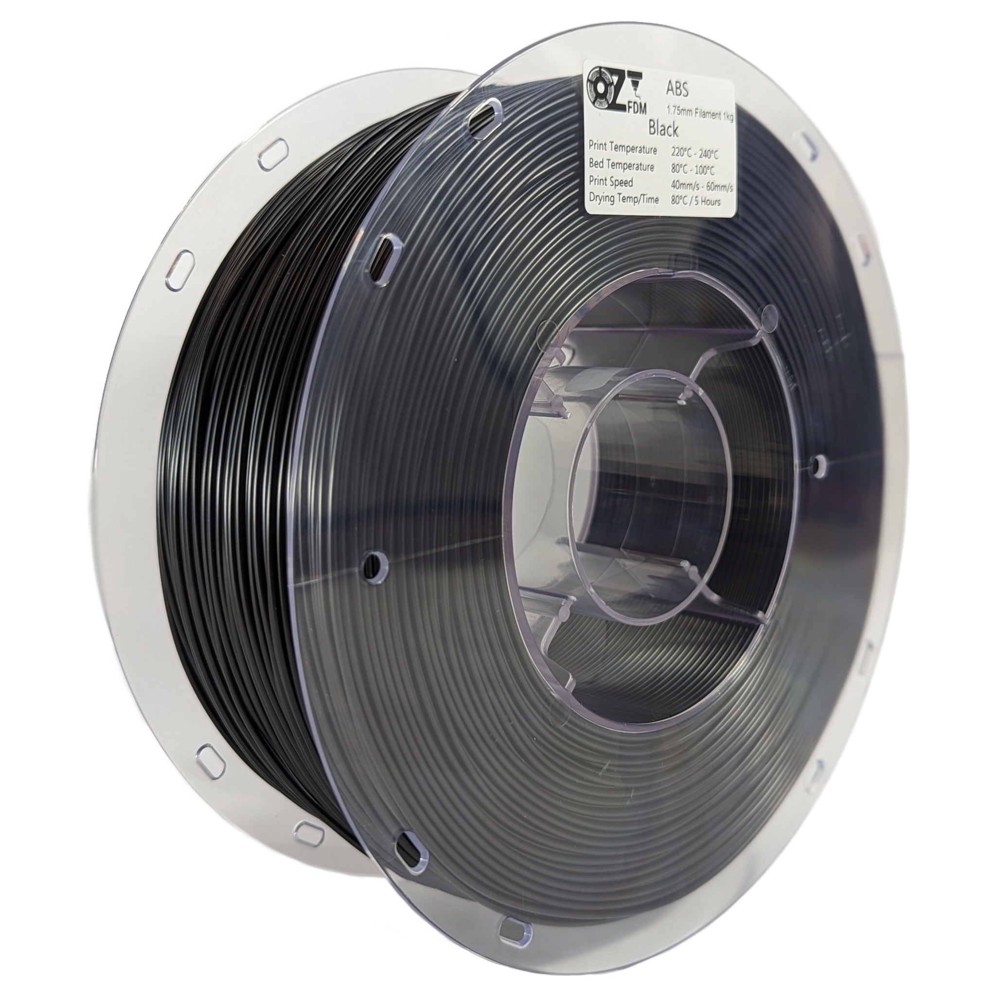 OzFDM ABS+ (ABSpro) 3D Printing Filament 1.75mm 1KG