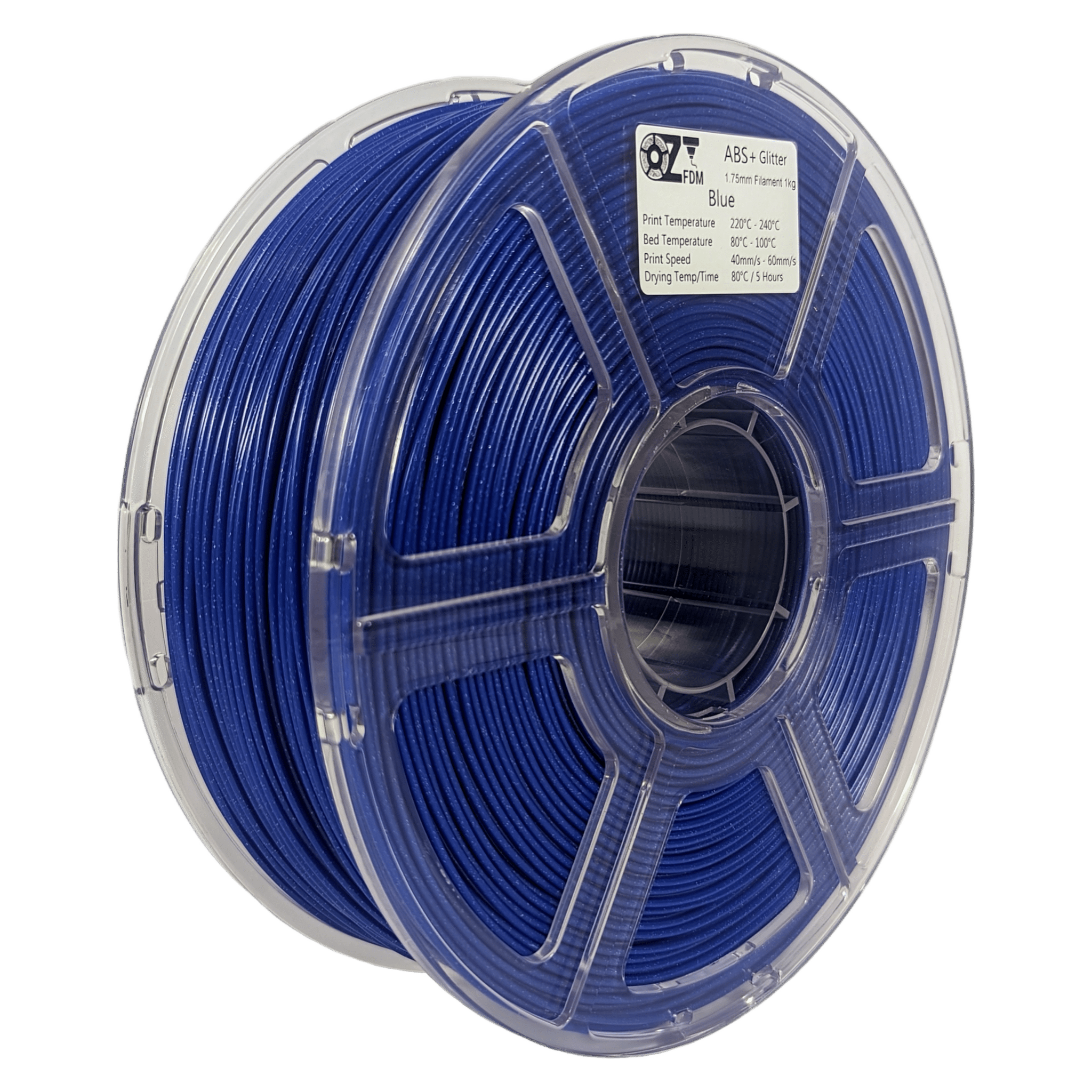 OzFDM ABS+ Sparkling 3D Printing Filament 1.75mm 1KG - OzFDM
