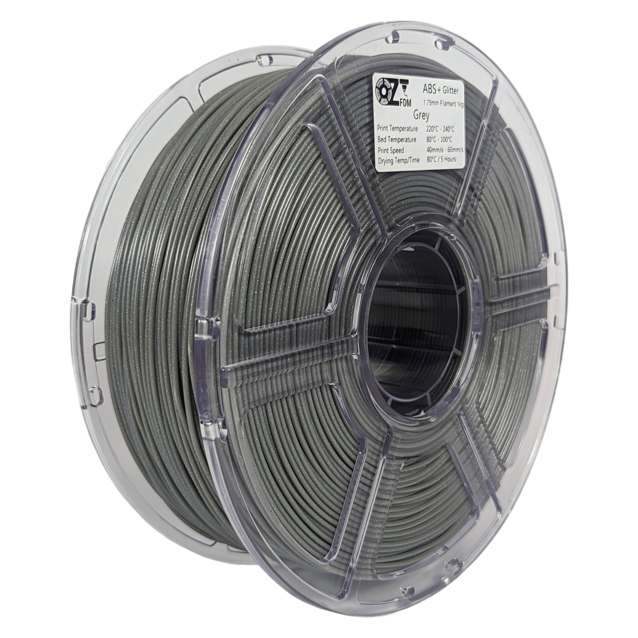 OzFDM ABS+ Sparkling 3D Printing Filament 1.75mm 1KG - OzFDM
