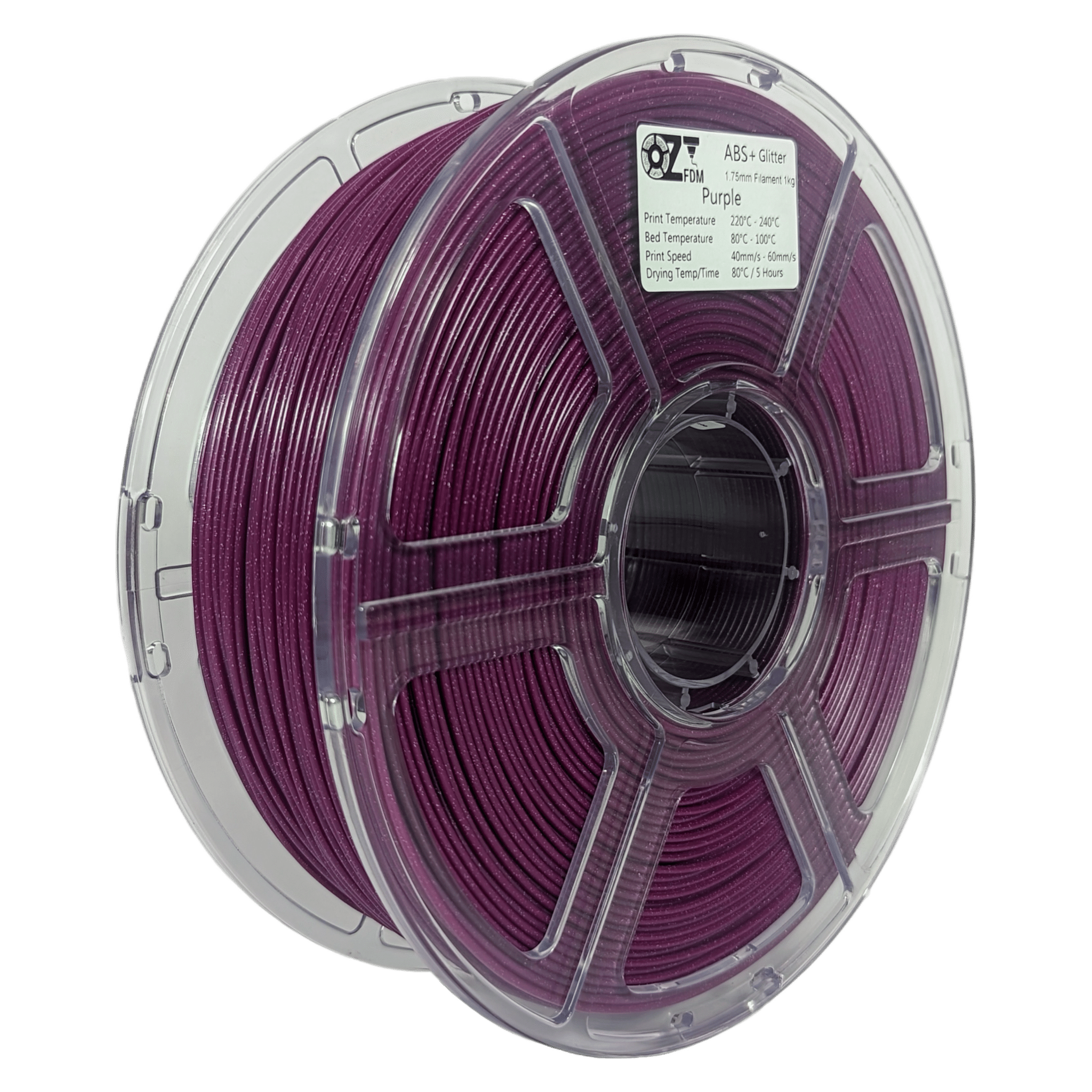 OzFDM ABS+ Sparkling 3D Printing Filament 1.75mm 1KG - OzFDM