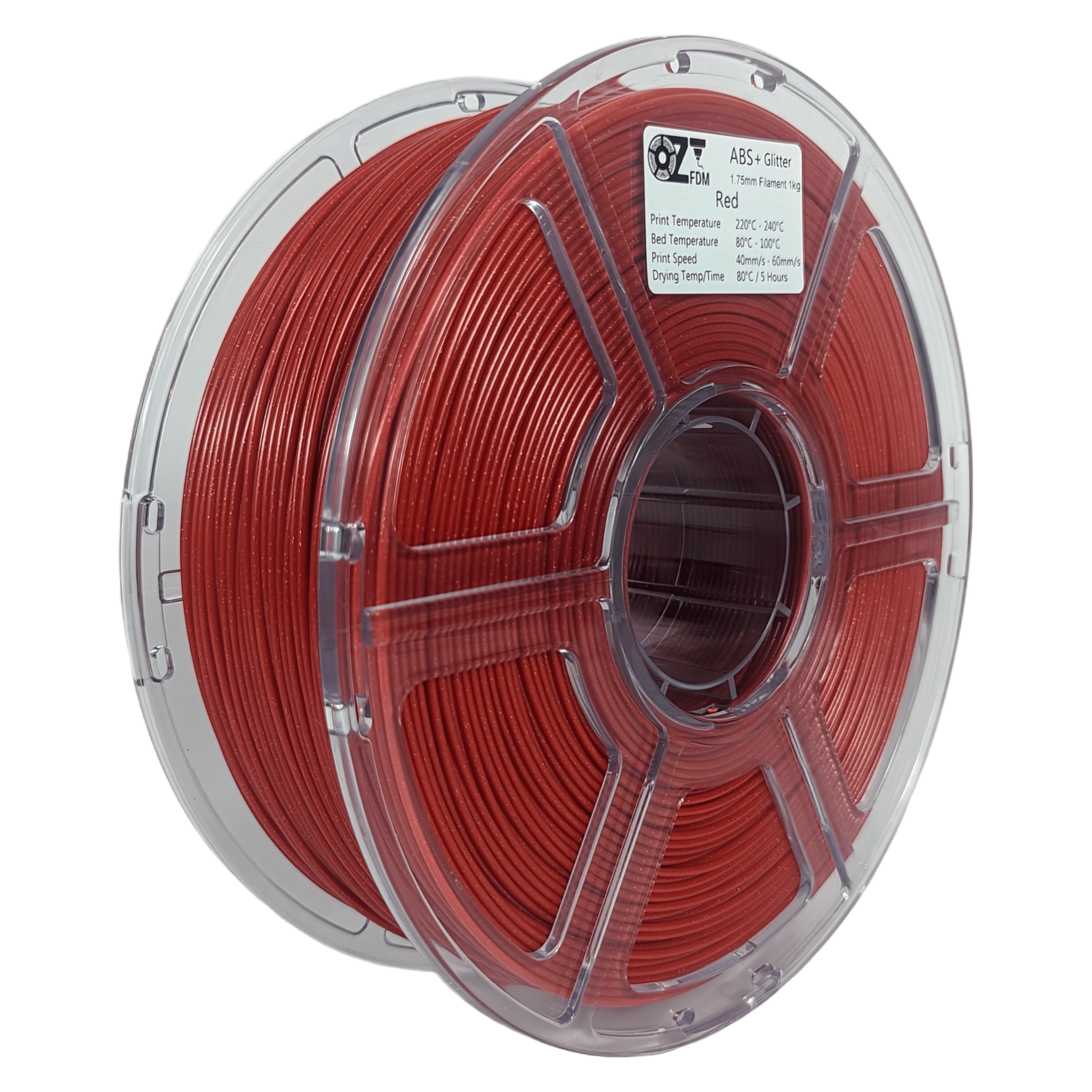 OzFDM ABS+ Sparkling 3D Printing Filament 1.75mm 1KG - OzFDM