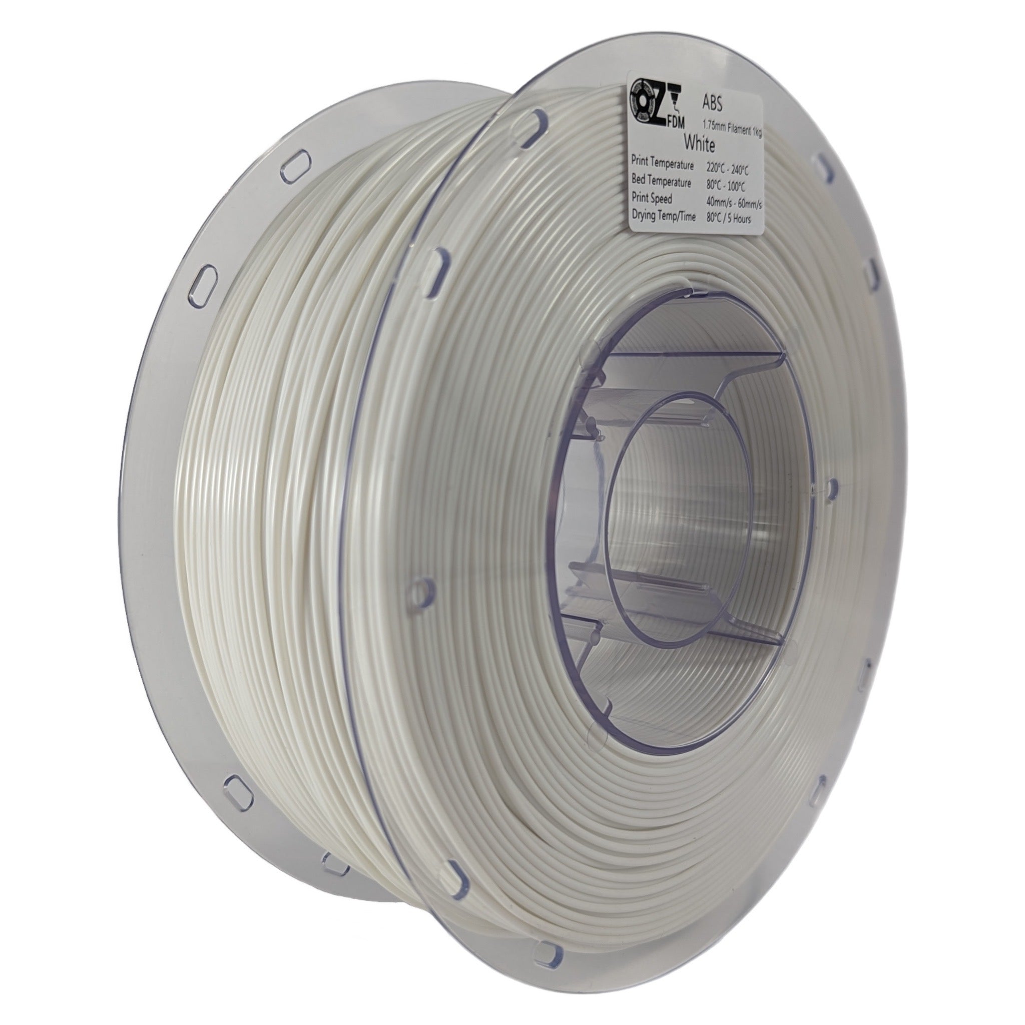 OzFDM ABS+ (ABSpro) 3D Printing Filament 1.75mm 1KG