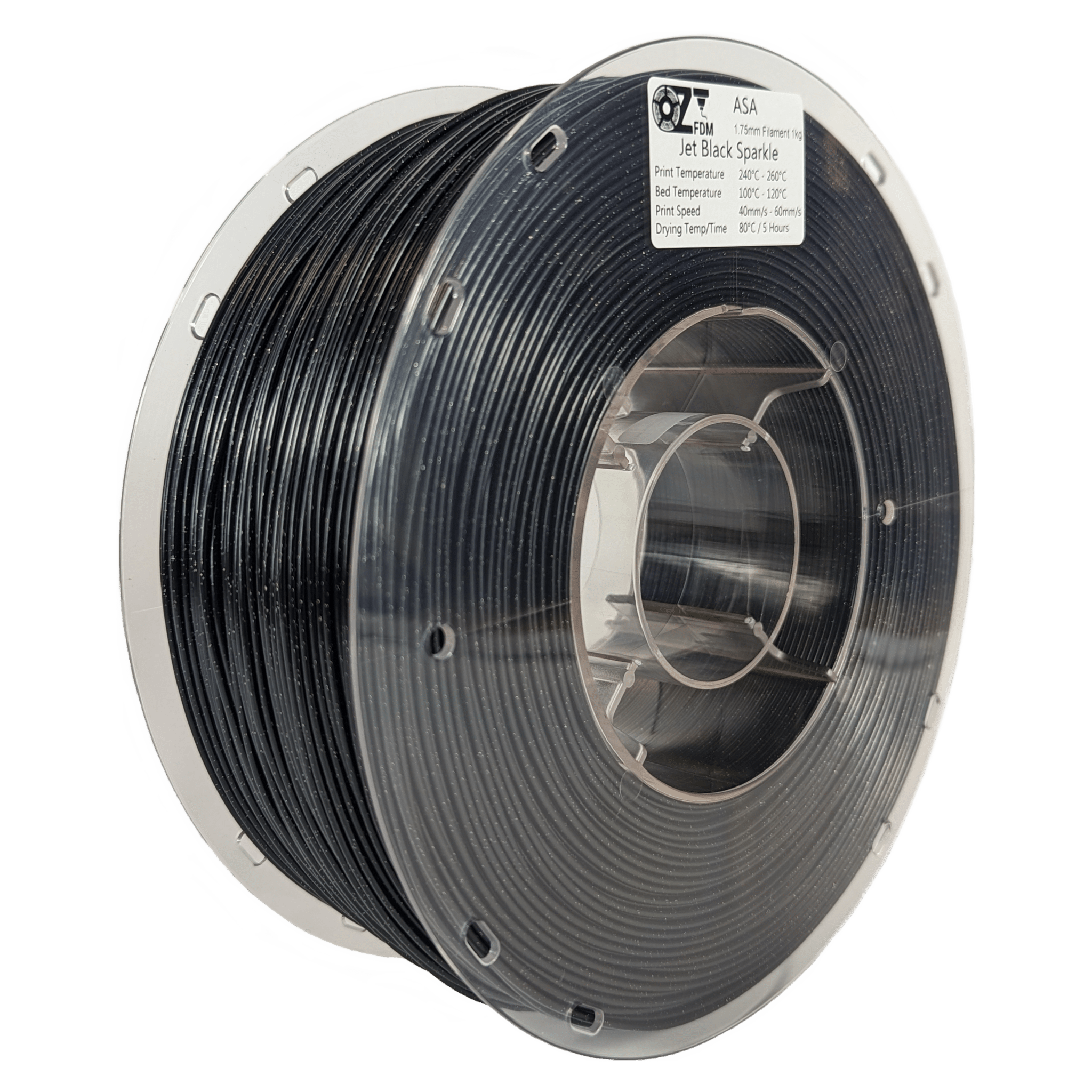 OzFDM ASA Sparkling 3D Printing Filament 1.75mm 1KG - OzFDM