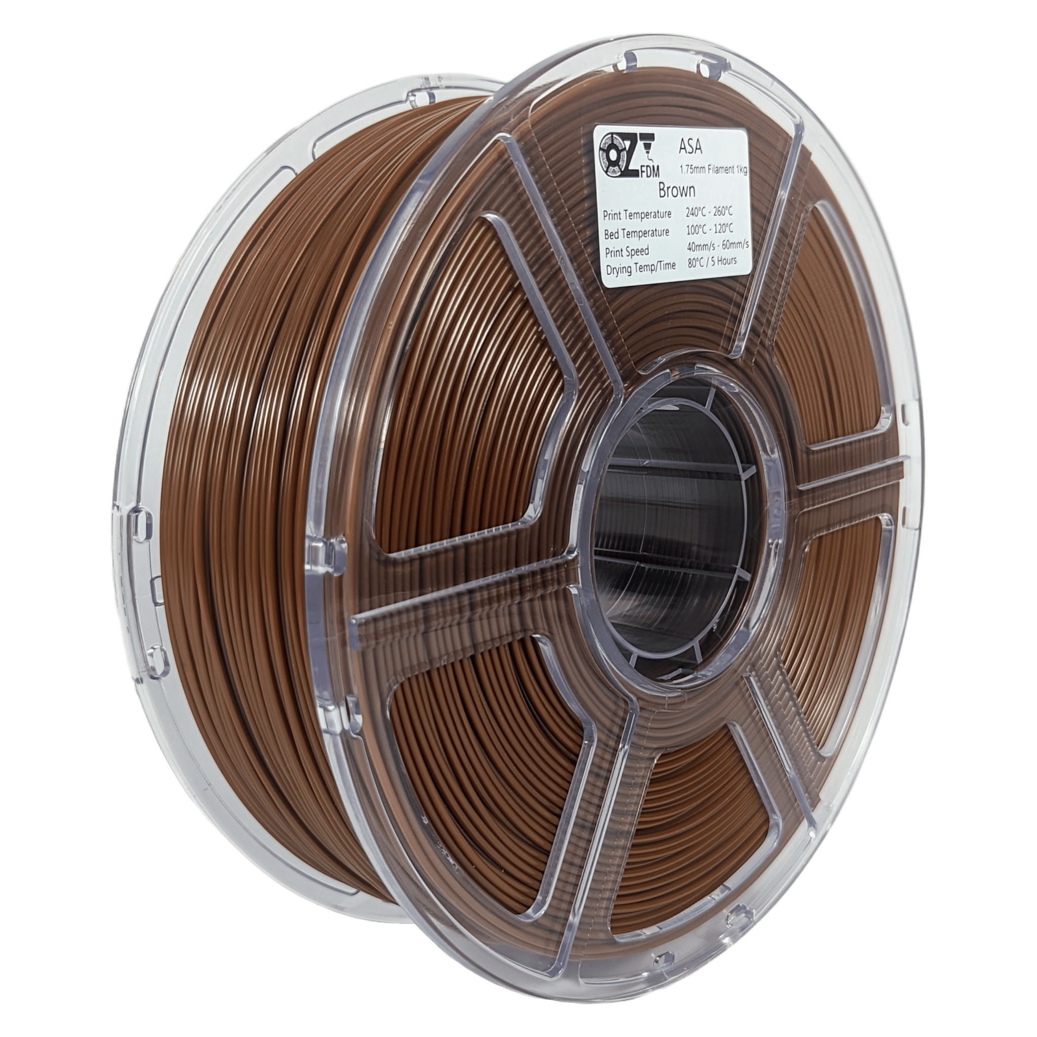 OzFDM ASA 3D Printing Filament 1.75mm 1KG - OzFDM