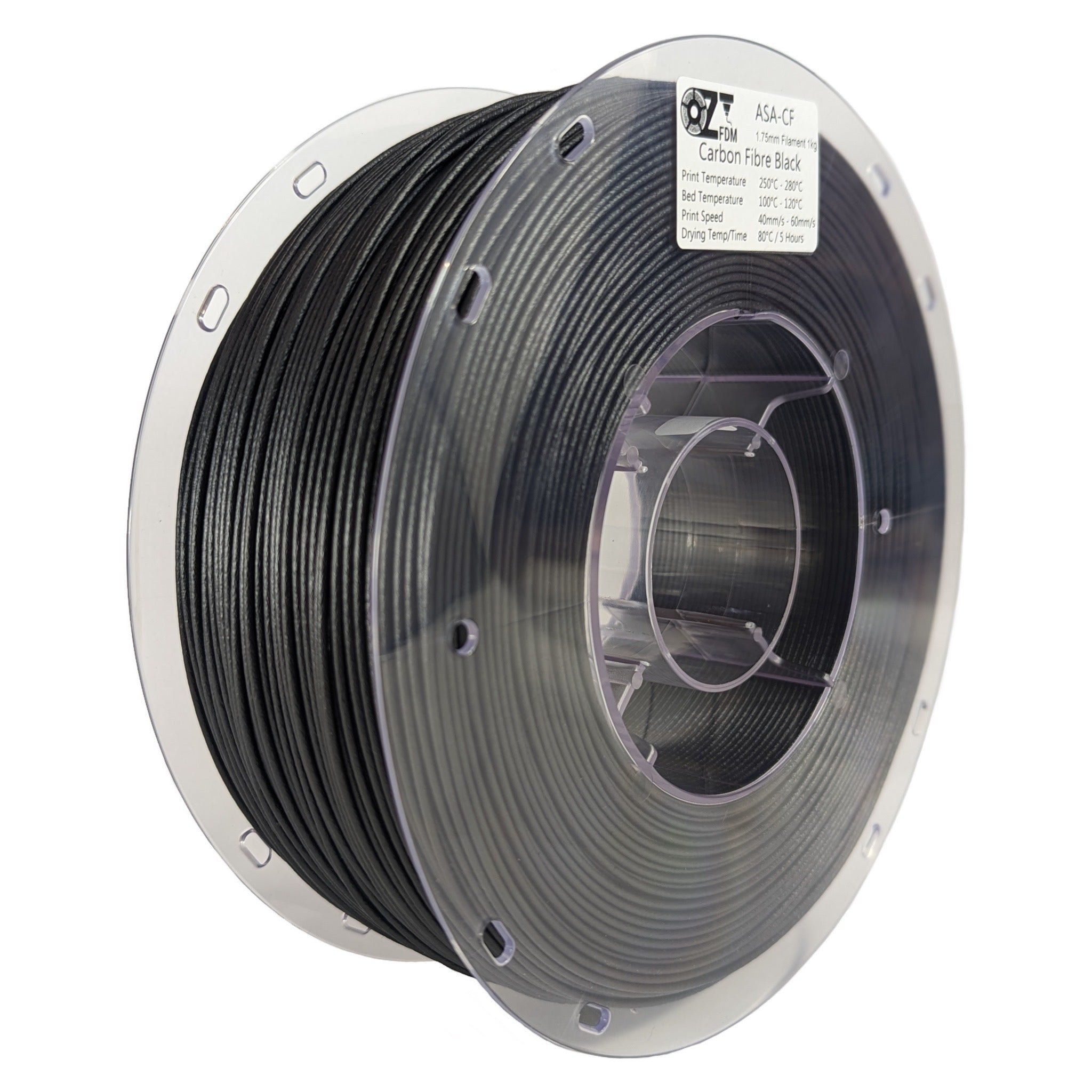 OzFDM ASA-CF 3D Printing Filament 1.75mm 1KG