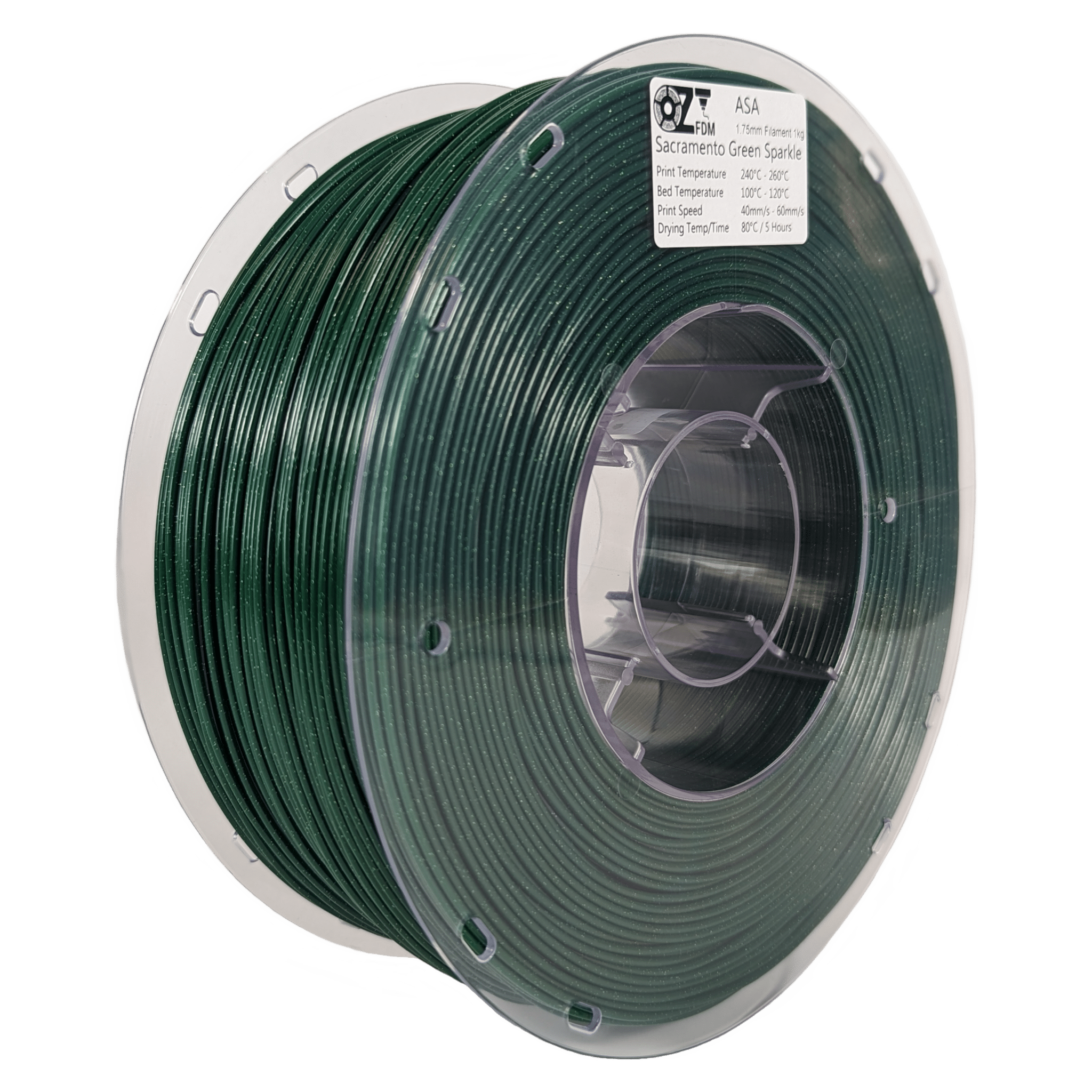 OzFDM ASA Sparkling 3D Printing Filament 1.75mm 1KG - OzFDM