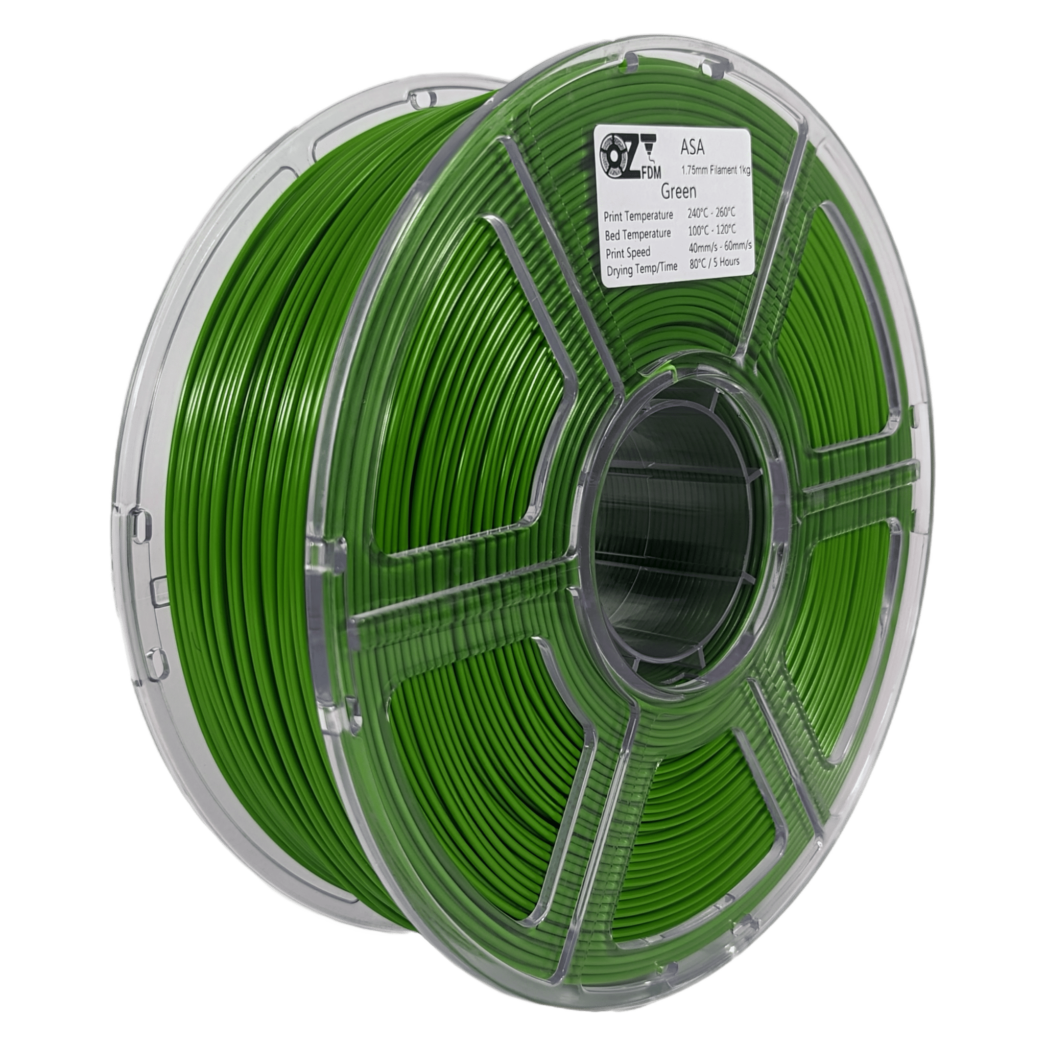 OzFDM ASA 3D Printing Filament 1.75mm 1KG - OzFDM
