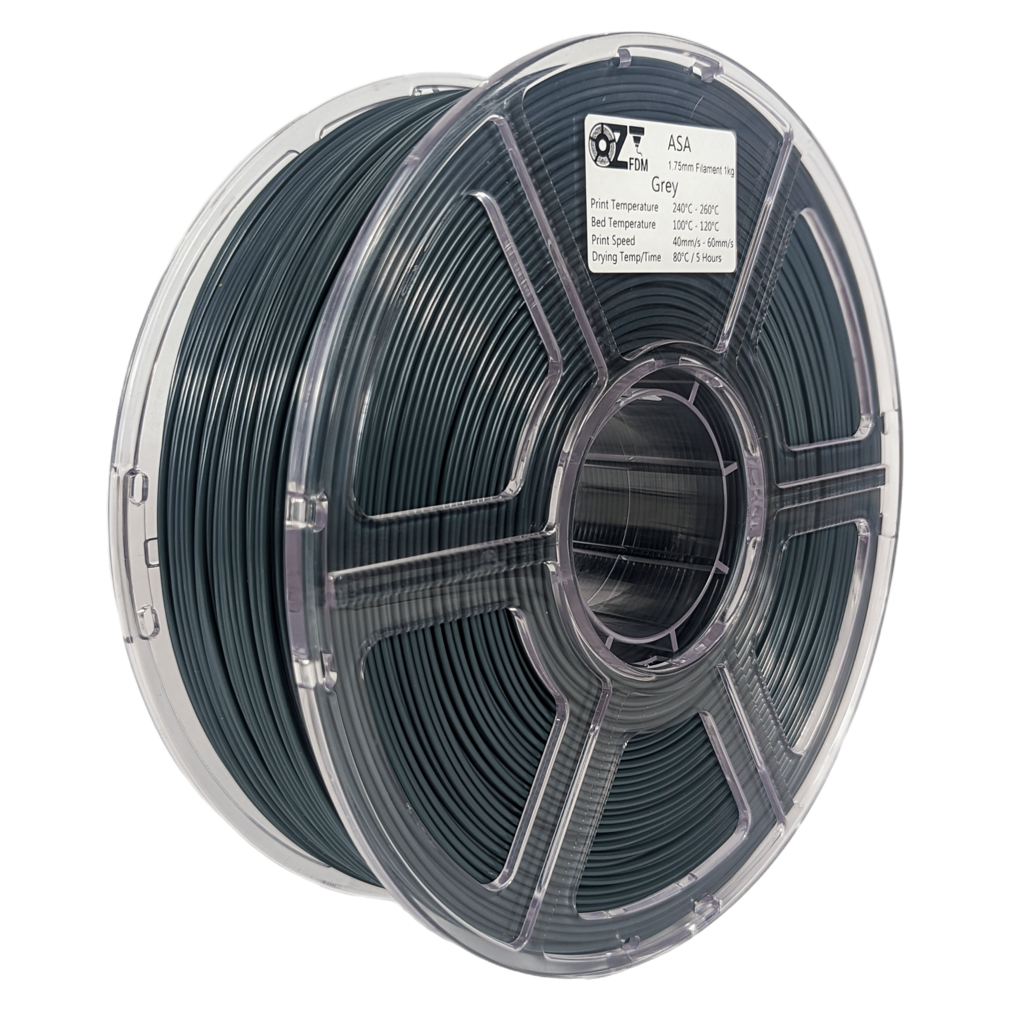 OzFDM ASA 3D Printing Filament 1.75mm 1KG - OzFDM