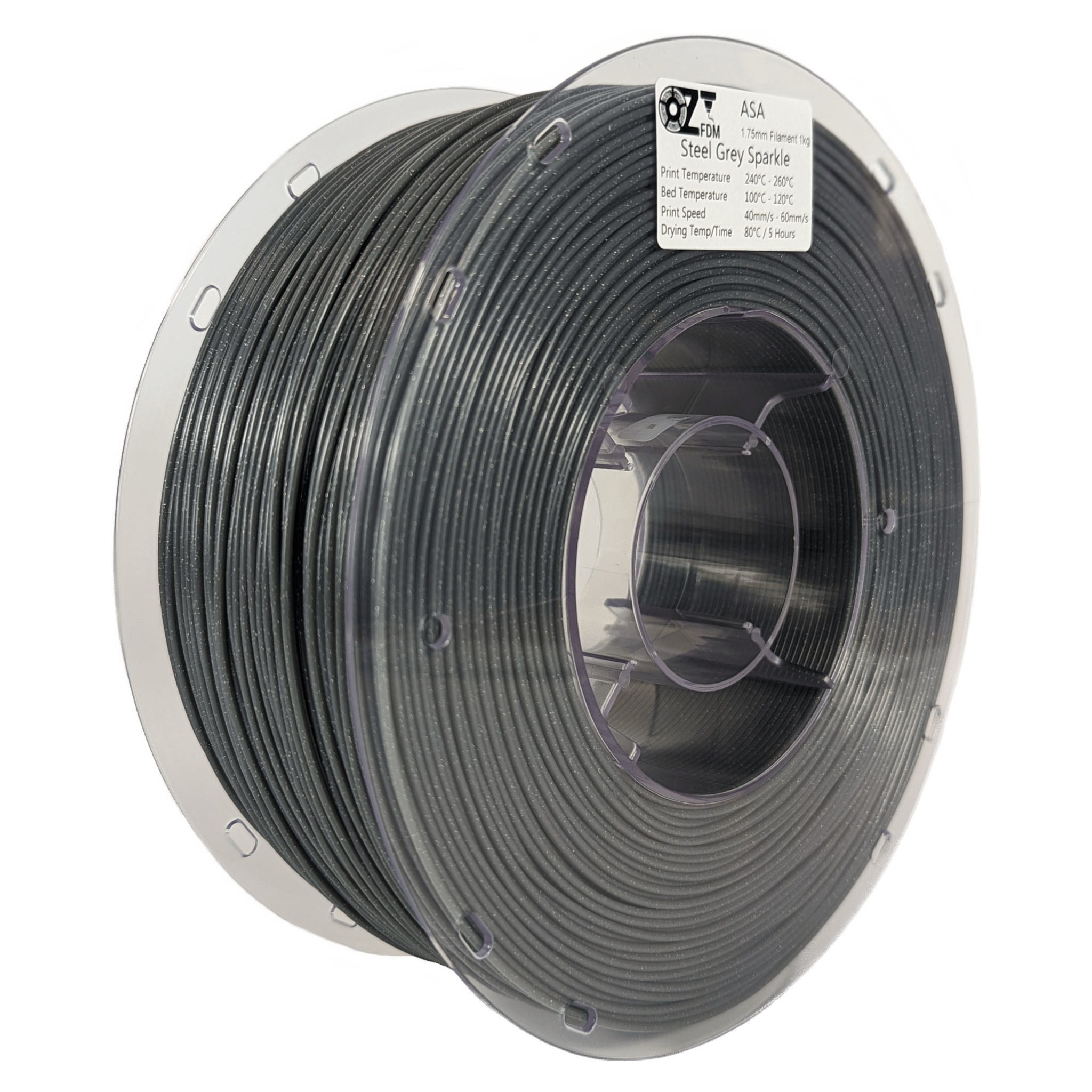 OzFDM ASA Sparkling 3D Printing Filament 1.75mm 1KG - OzFDM