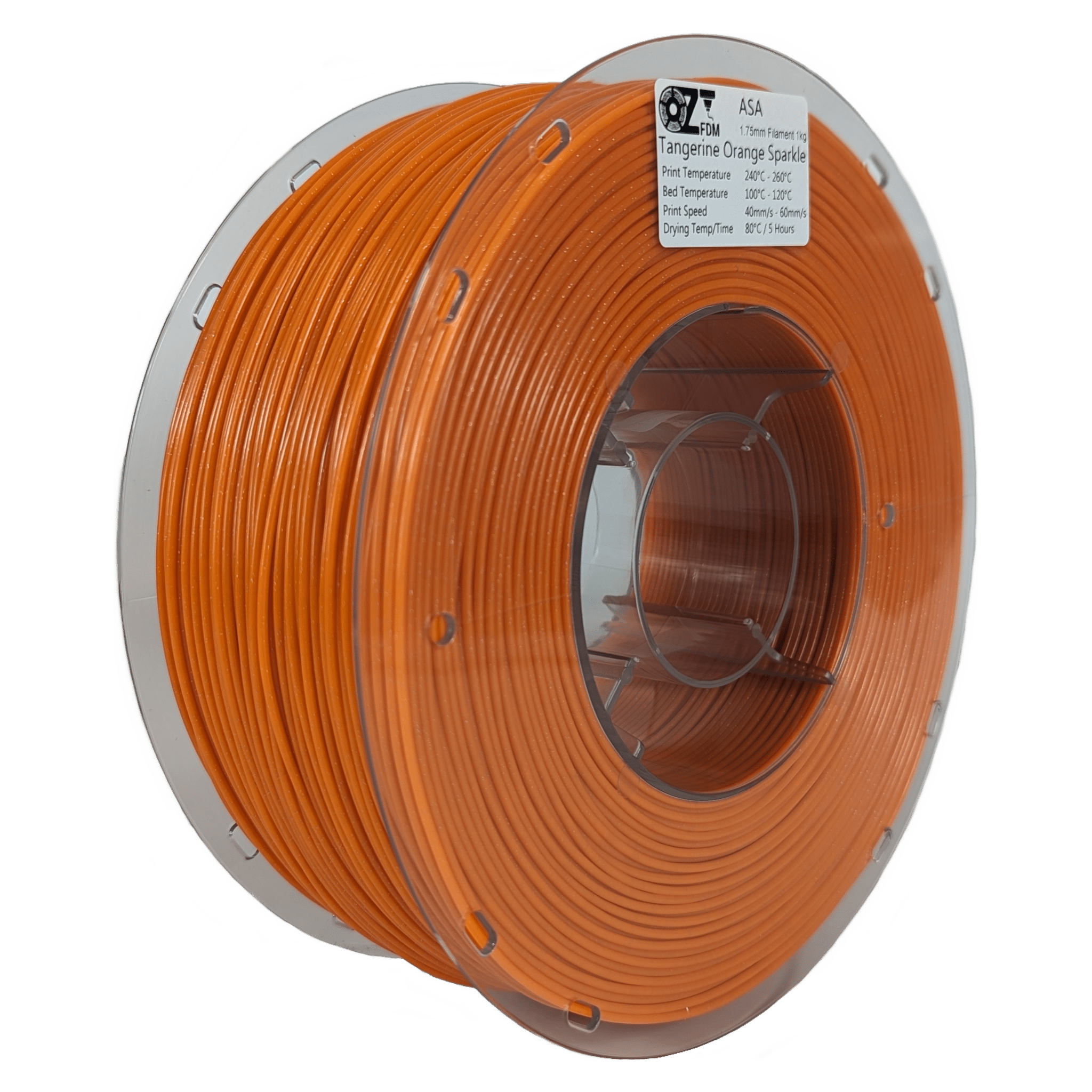 OzFDM ASA Sparkling 3D Printing Filament 1.75mm 1KG - OzFDM