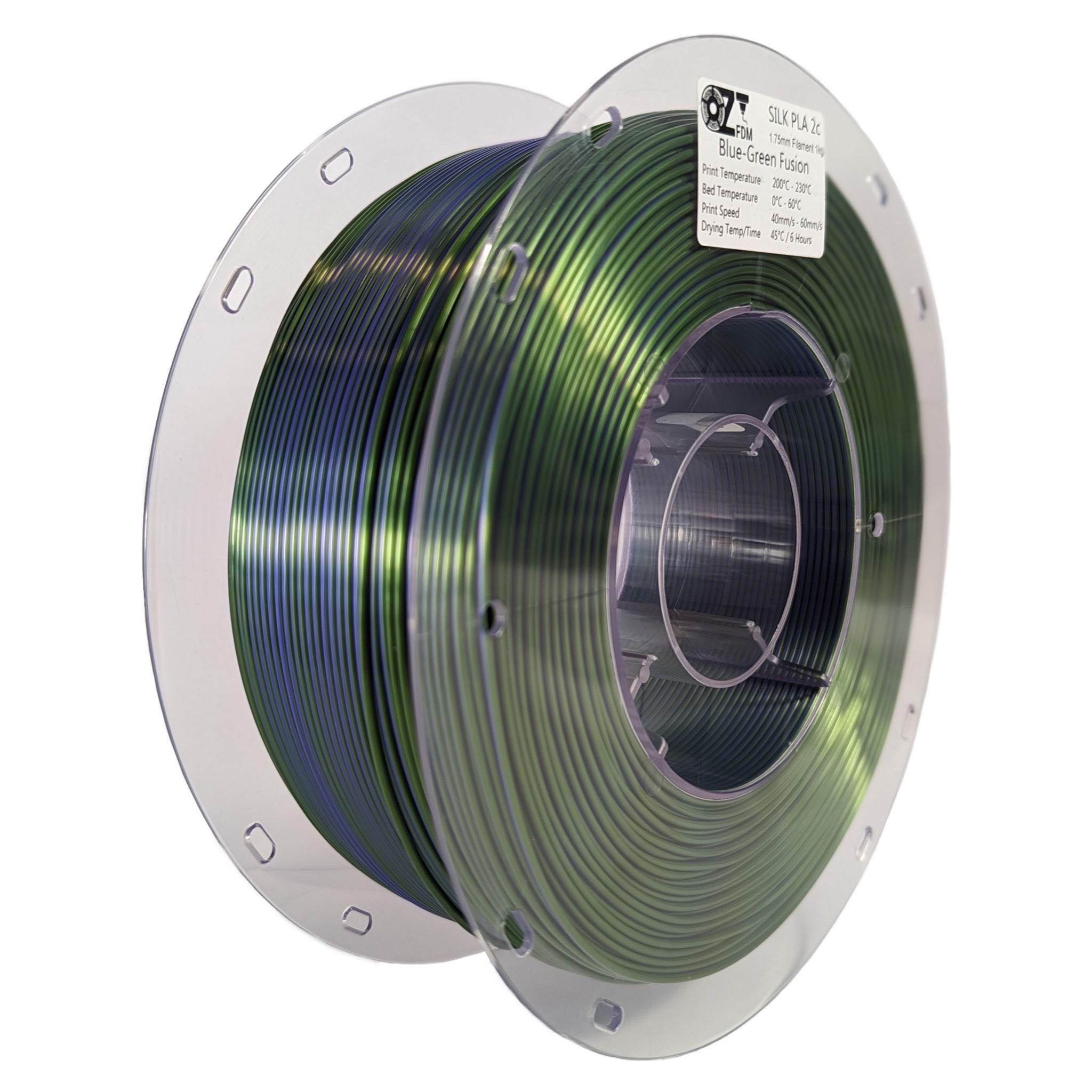 Silk Fusion PLA 3D Printing Filament 1.75mm 1KG - OzFDM