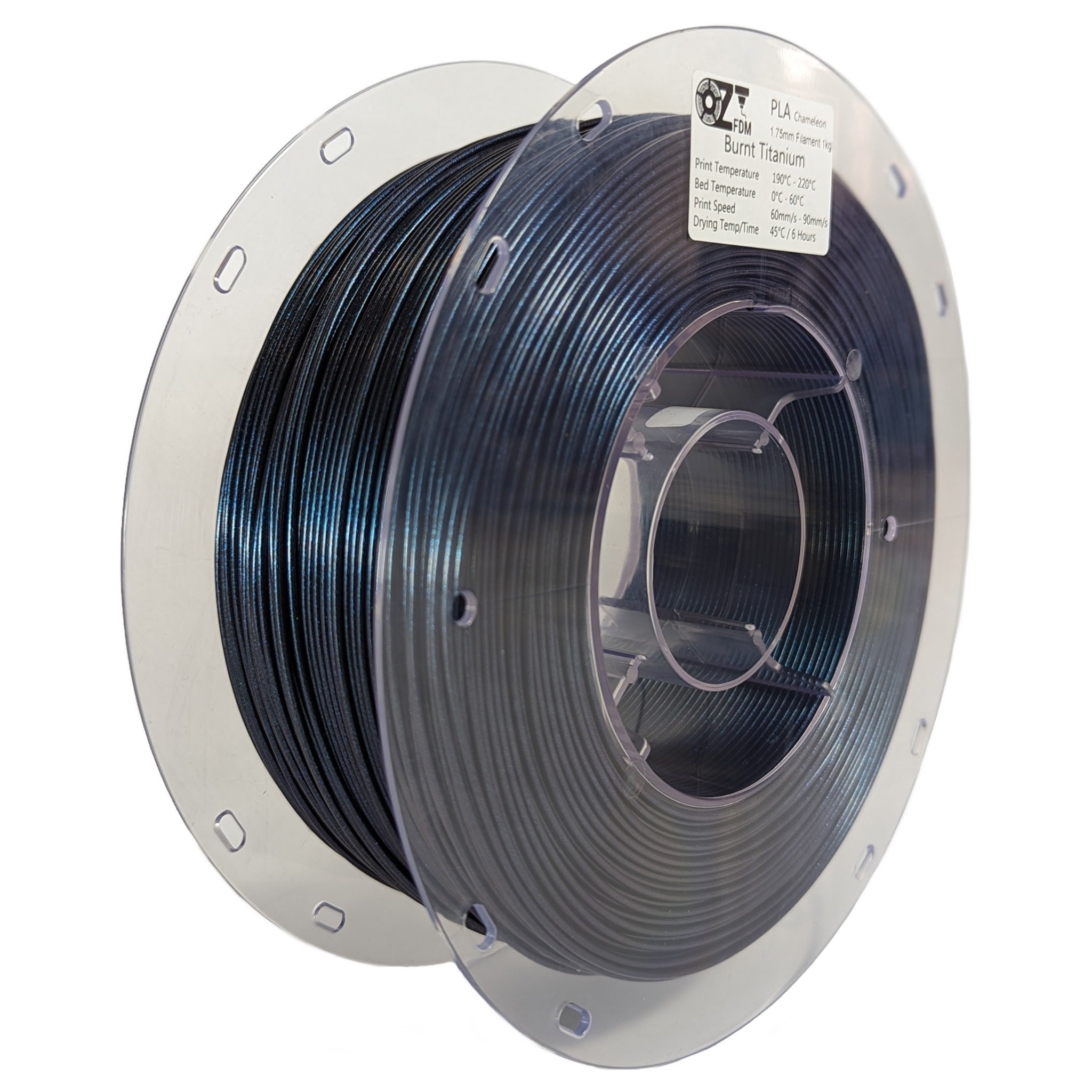 OzFDM PLA Chameleon 3D Printing Filament 1.75mm 1KG - OzFDM
