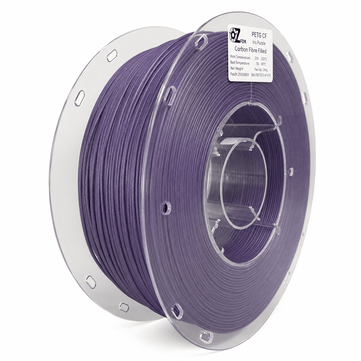 1.75 mm PETG-CF Filament - 1 KG - OzFDM