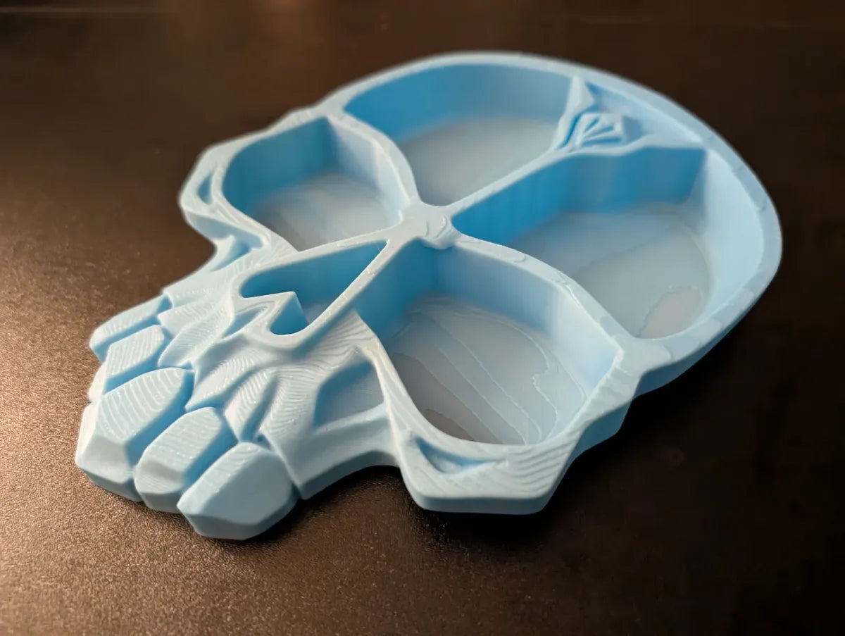 Skull Desk Caddy - Gothic Organizer