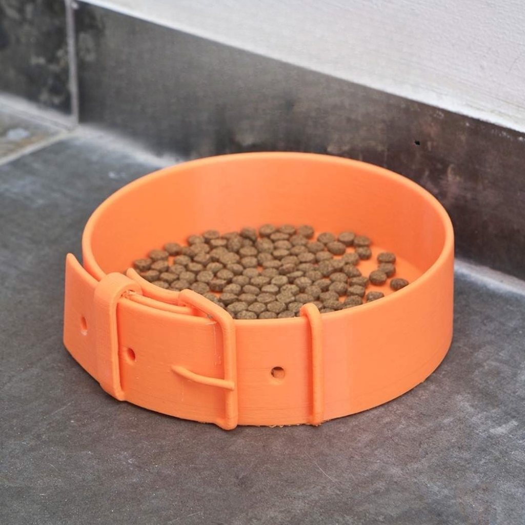 Belt Buckle Pet Bowl