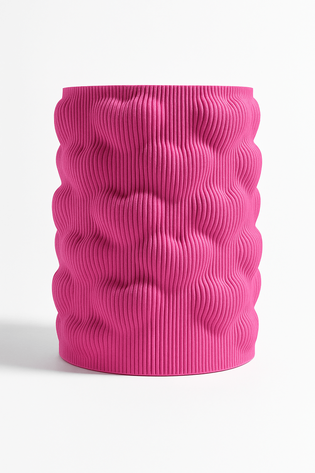Ripple Hearts Textured Decorative Vase