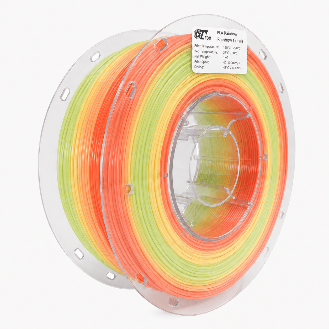 1.75 mm PLA Rainbow Filament - 1 KG - OzFDM
