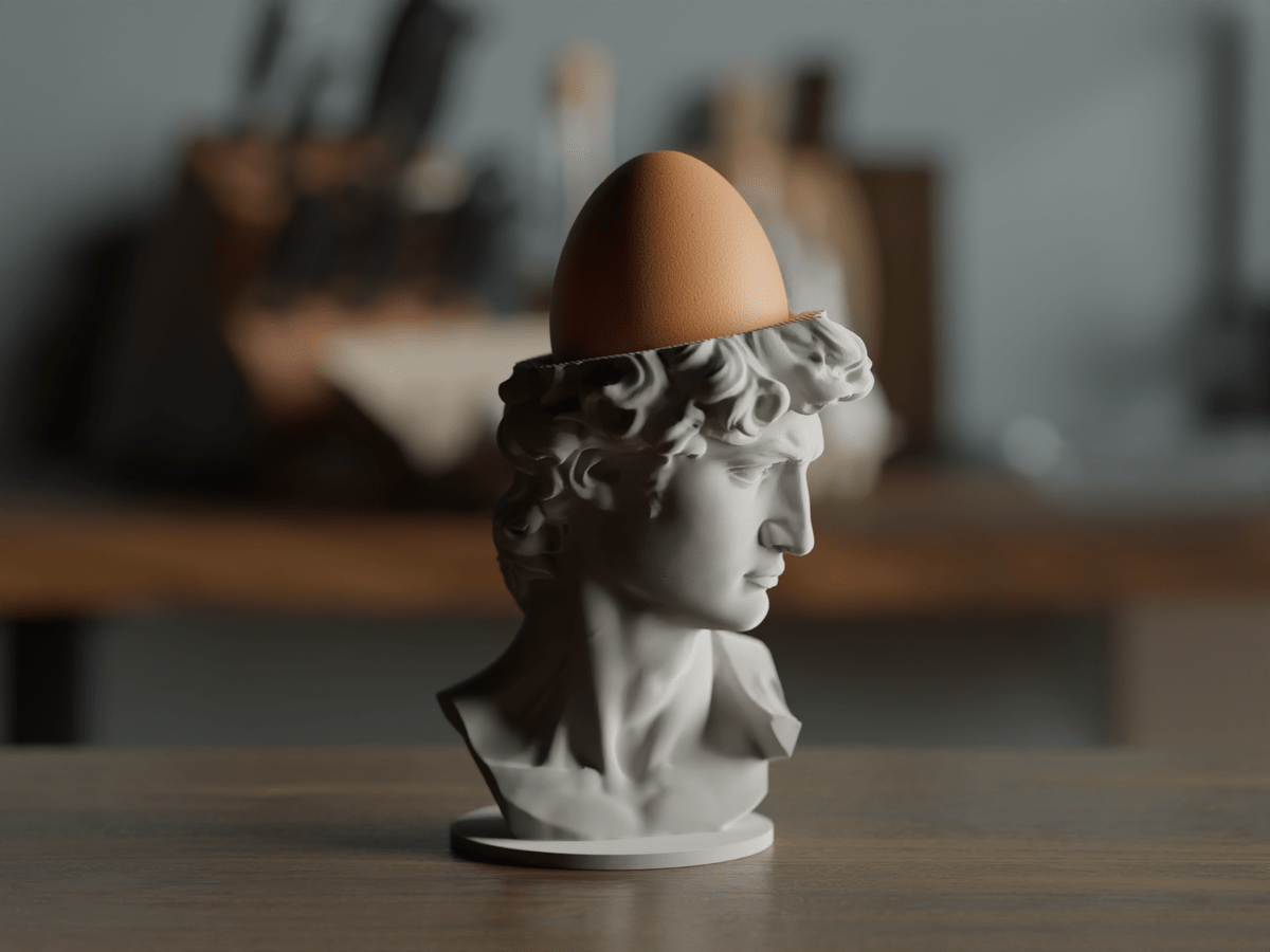 David Bust Egg Cup - OzFDM