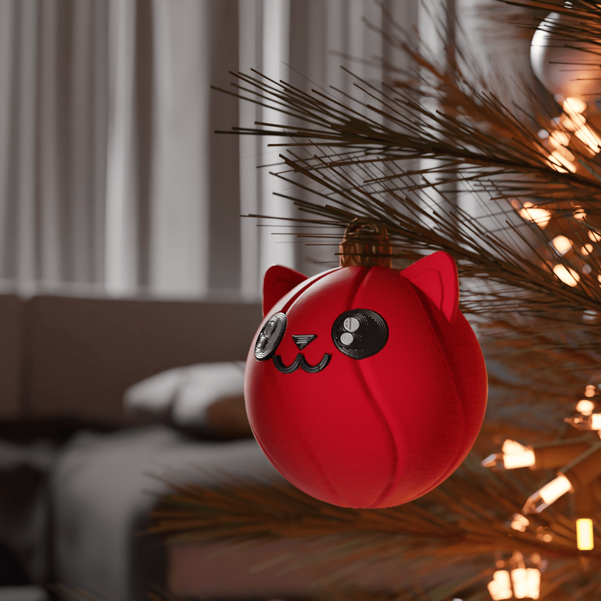 Cat Lover's Christmas Ornament - OzFDM