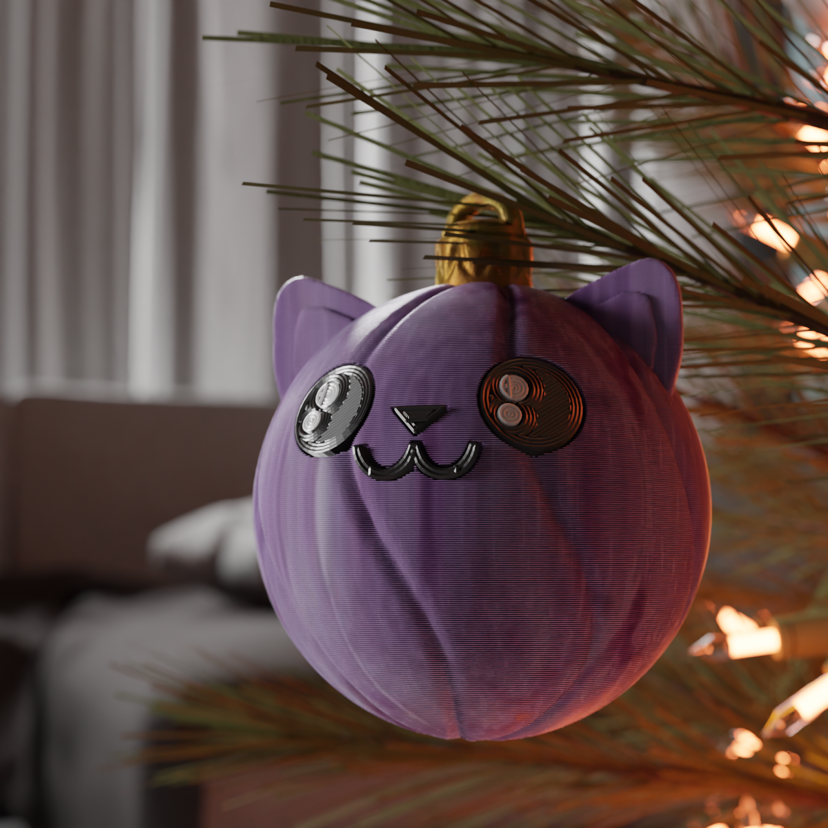 Cat Lover's Christmas Ornament