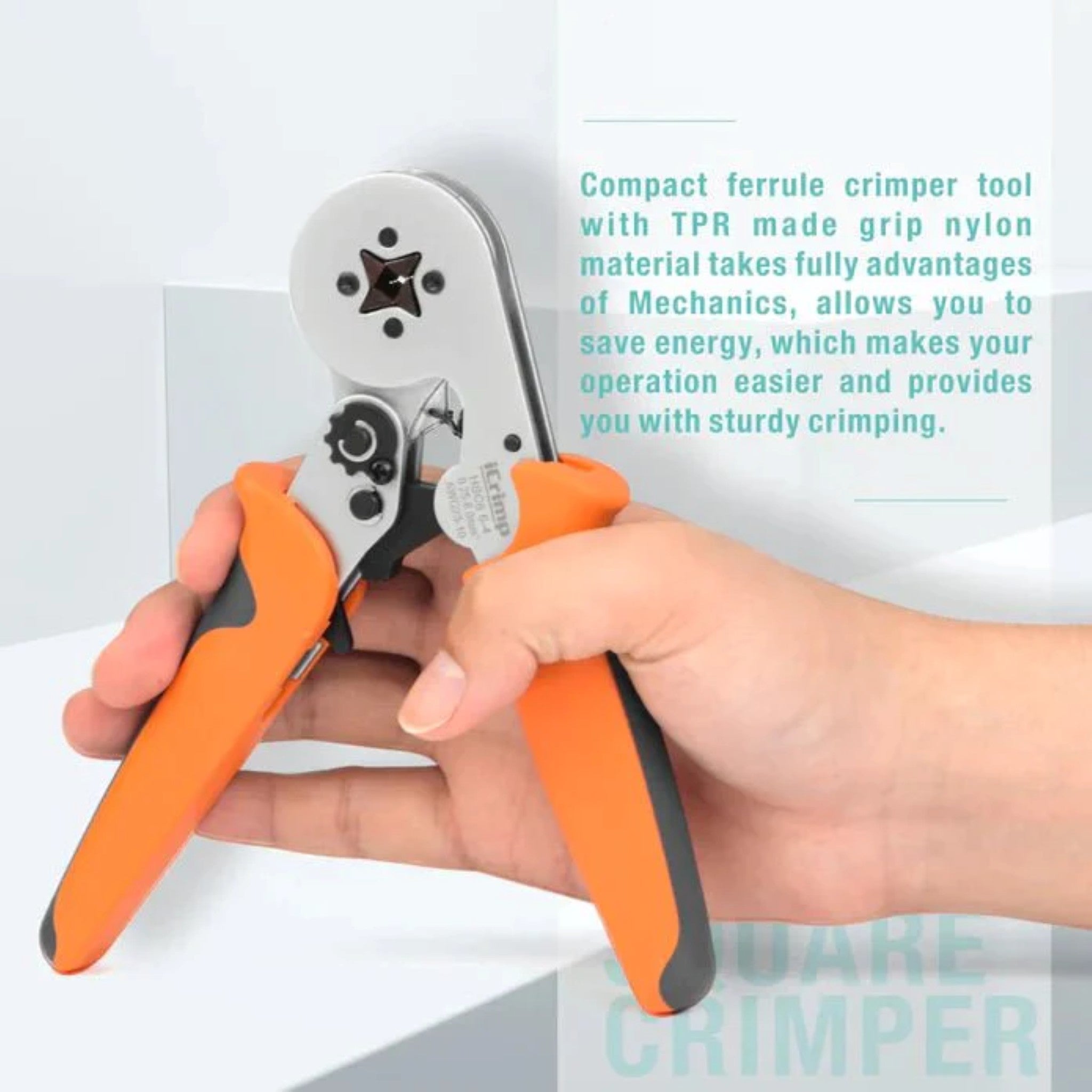 Iwiss HSC8 16-4 / 6-4 Square Type Ratchet Crimping Tool