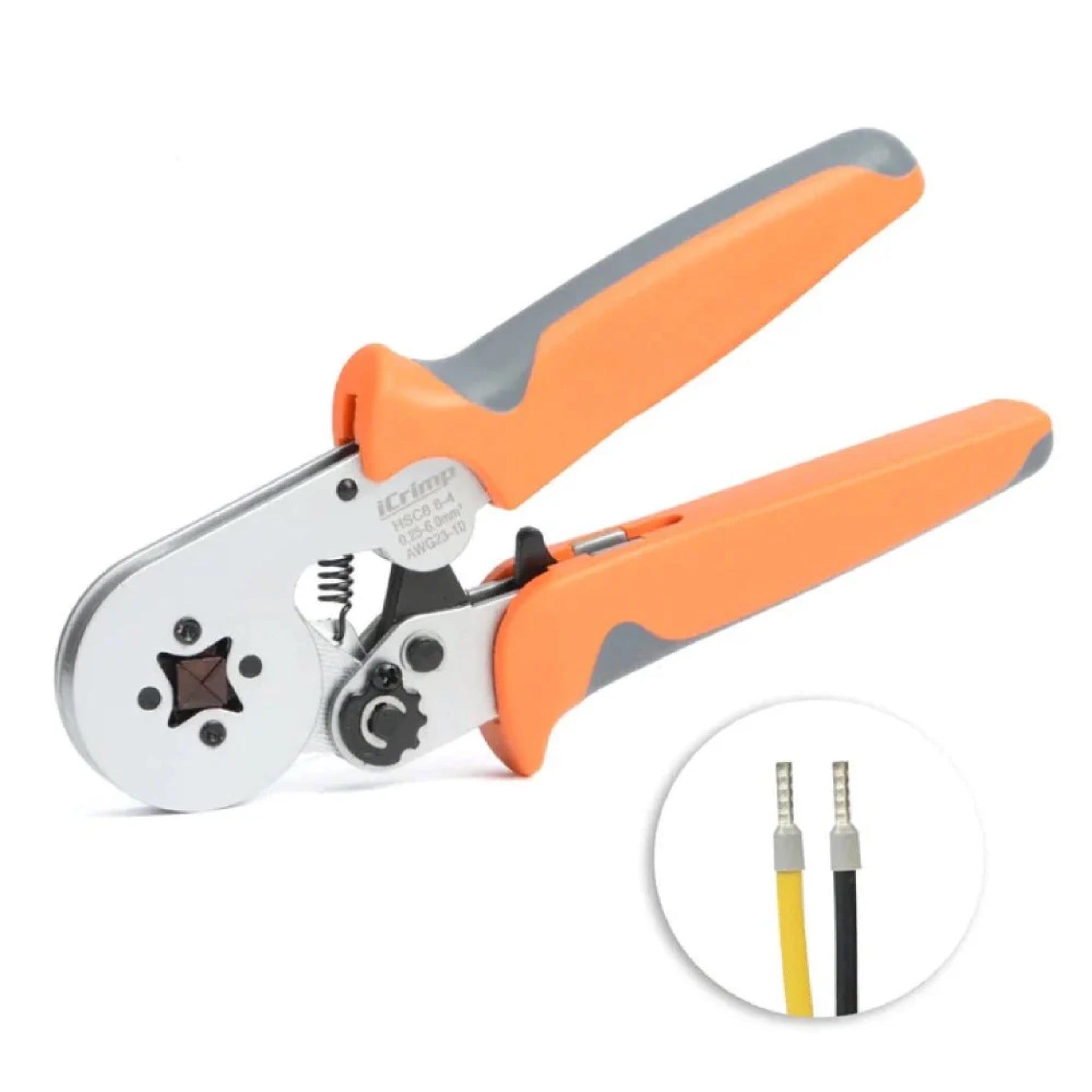 Iwiss HSC8 16 - 4 / 6 - 4 Square Type Ratchet Crimping Tool - OzFDM