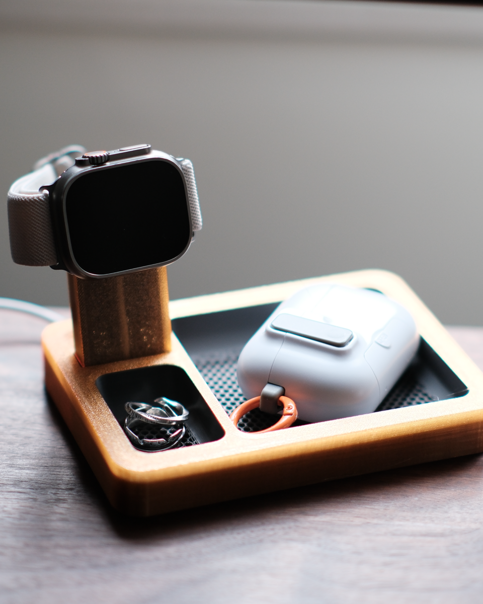 Translucent Shell Apple Watch Charging Dock