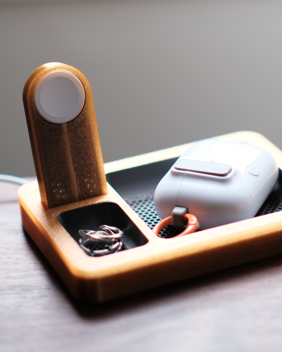 Translucent Shell Apple Watch Charging Dock