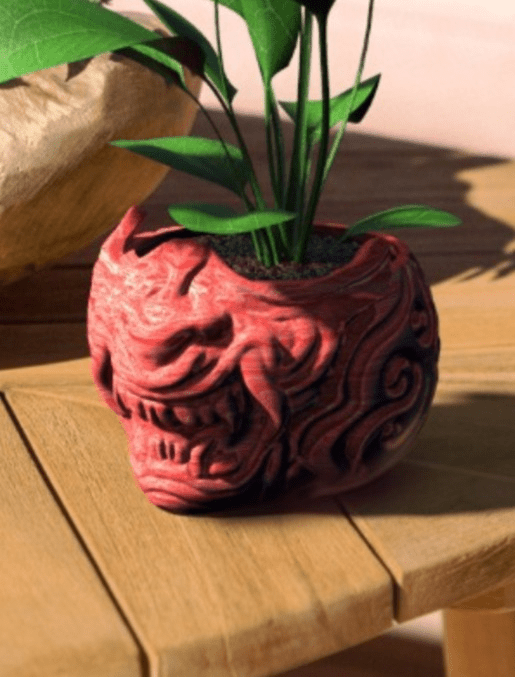 Samurai Mask Planterpot - OzFDM