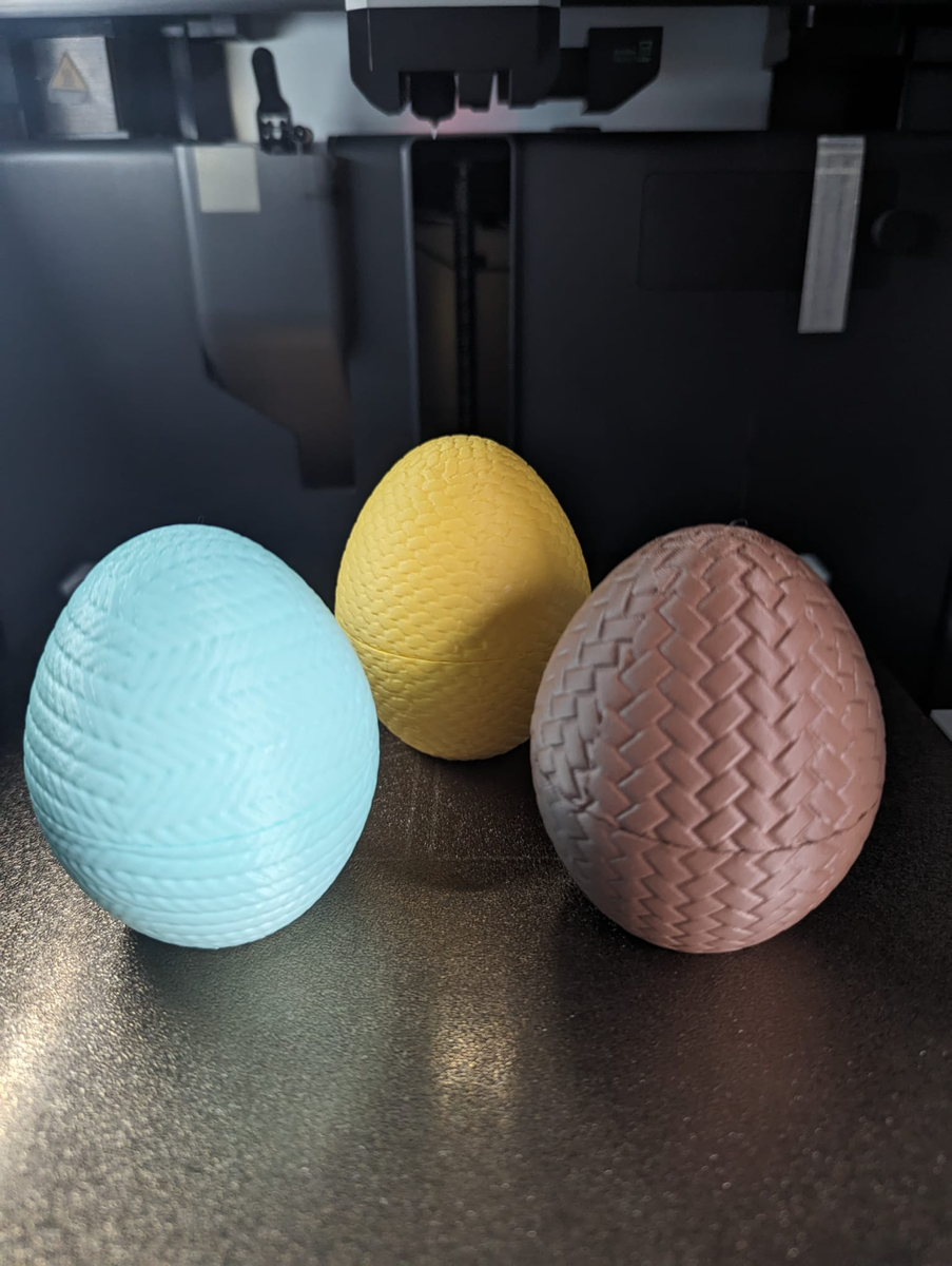 Knitted Easter Egg Boxes