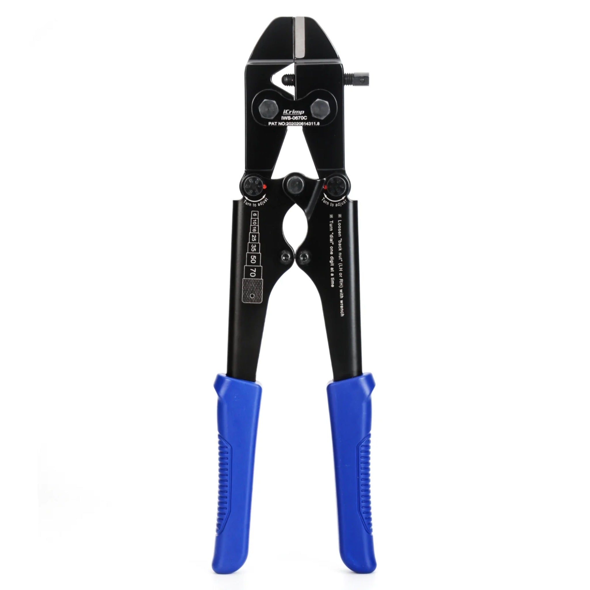 Iwiss IWS - 0670C Punch Type Battery Lug Crimping Tool - OzFDM