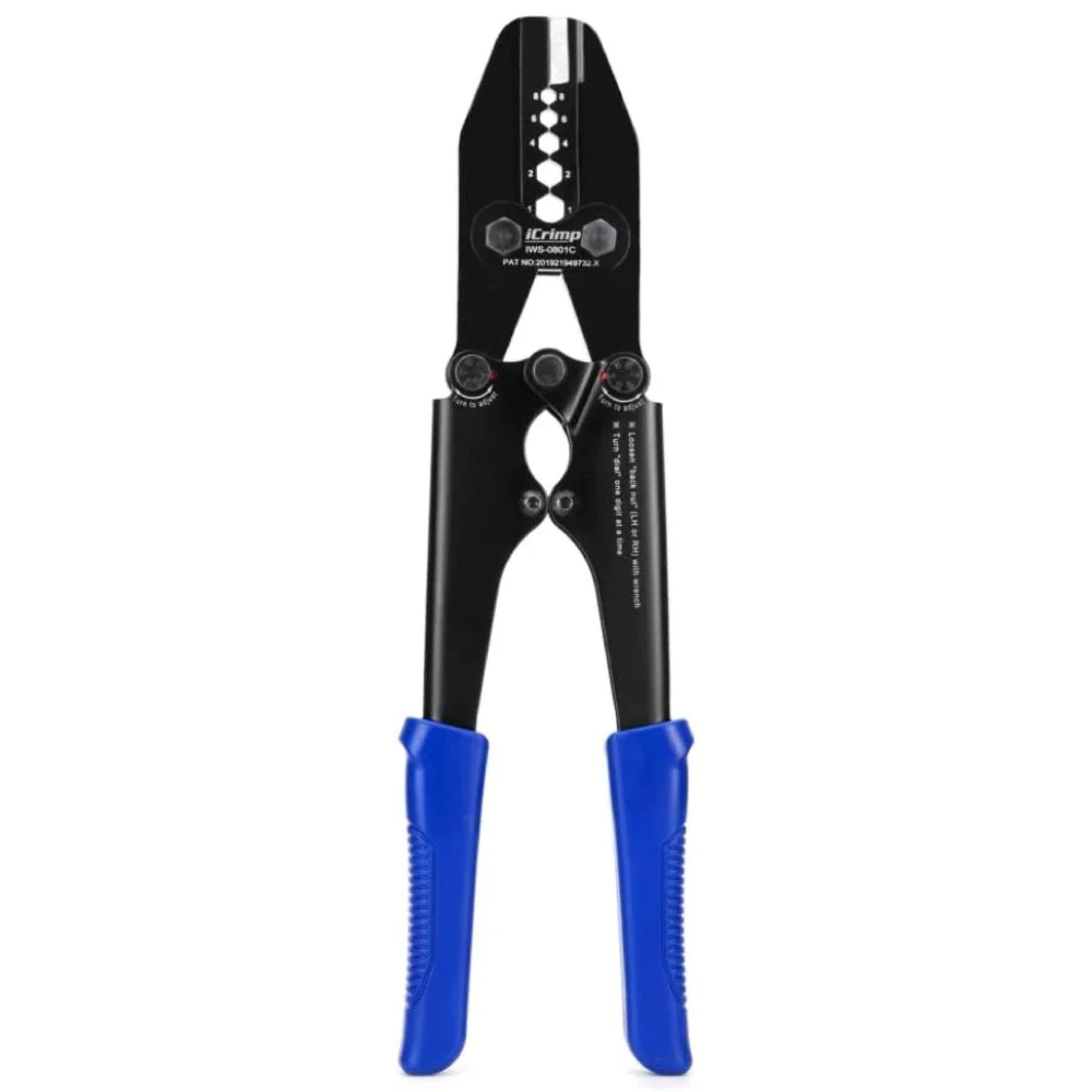 Iwiss IWS - 0801C Heavy Duty Copper Lug Crimping Tool - OzFDM